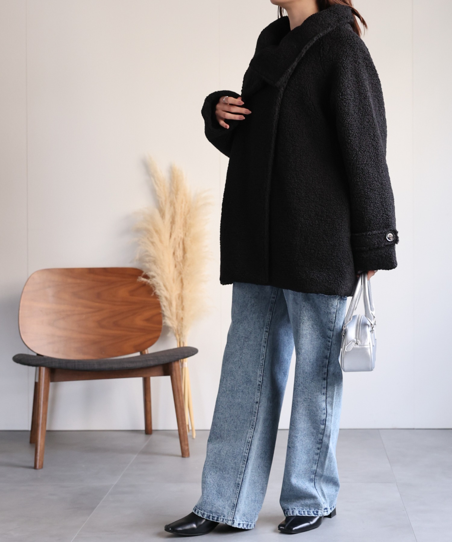 model:162cm着用サイズ：F