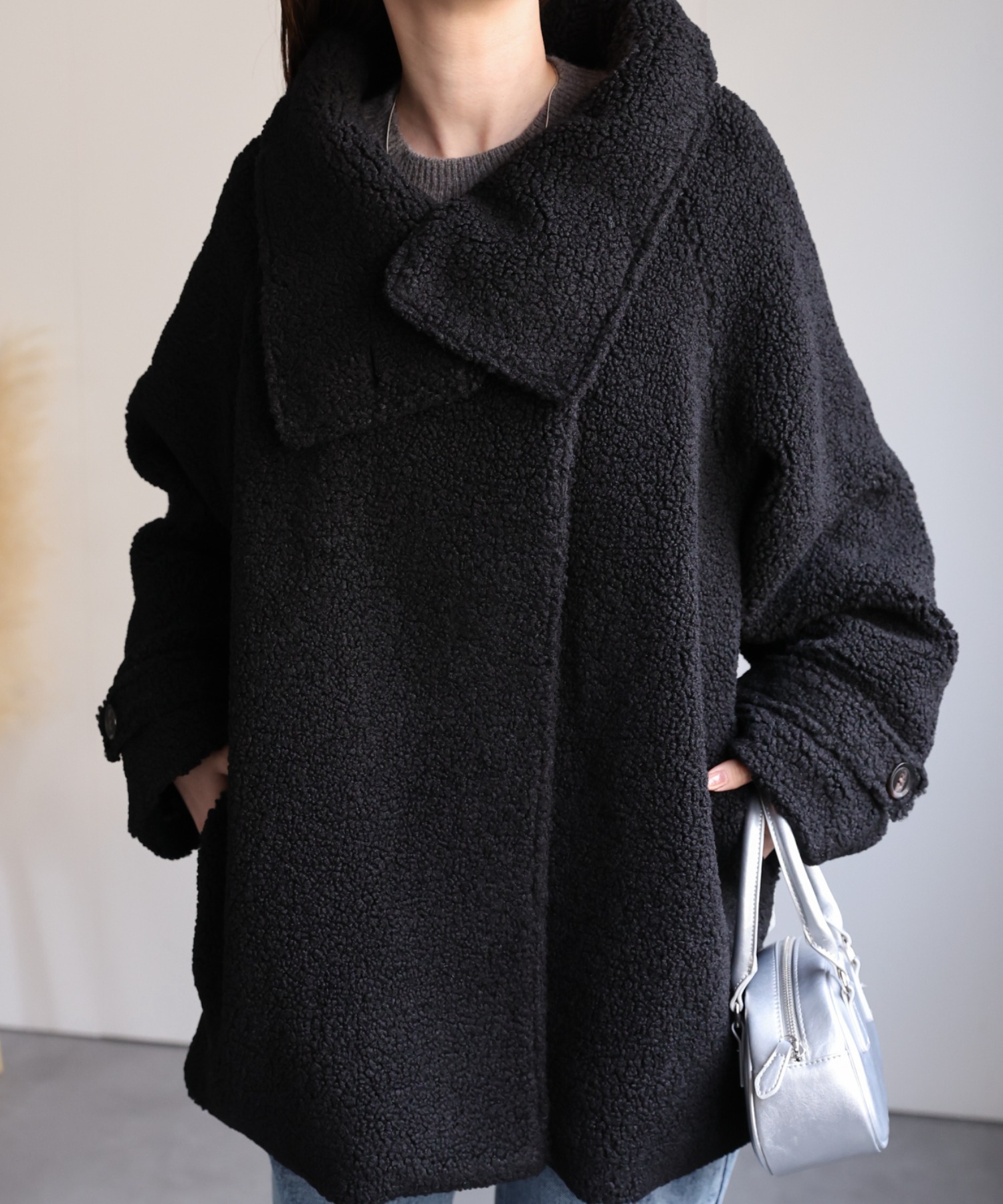 model:162cm着用サイズ：F