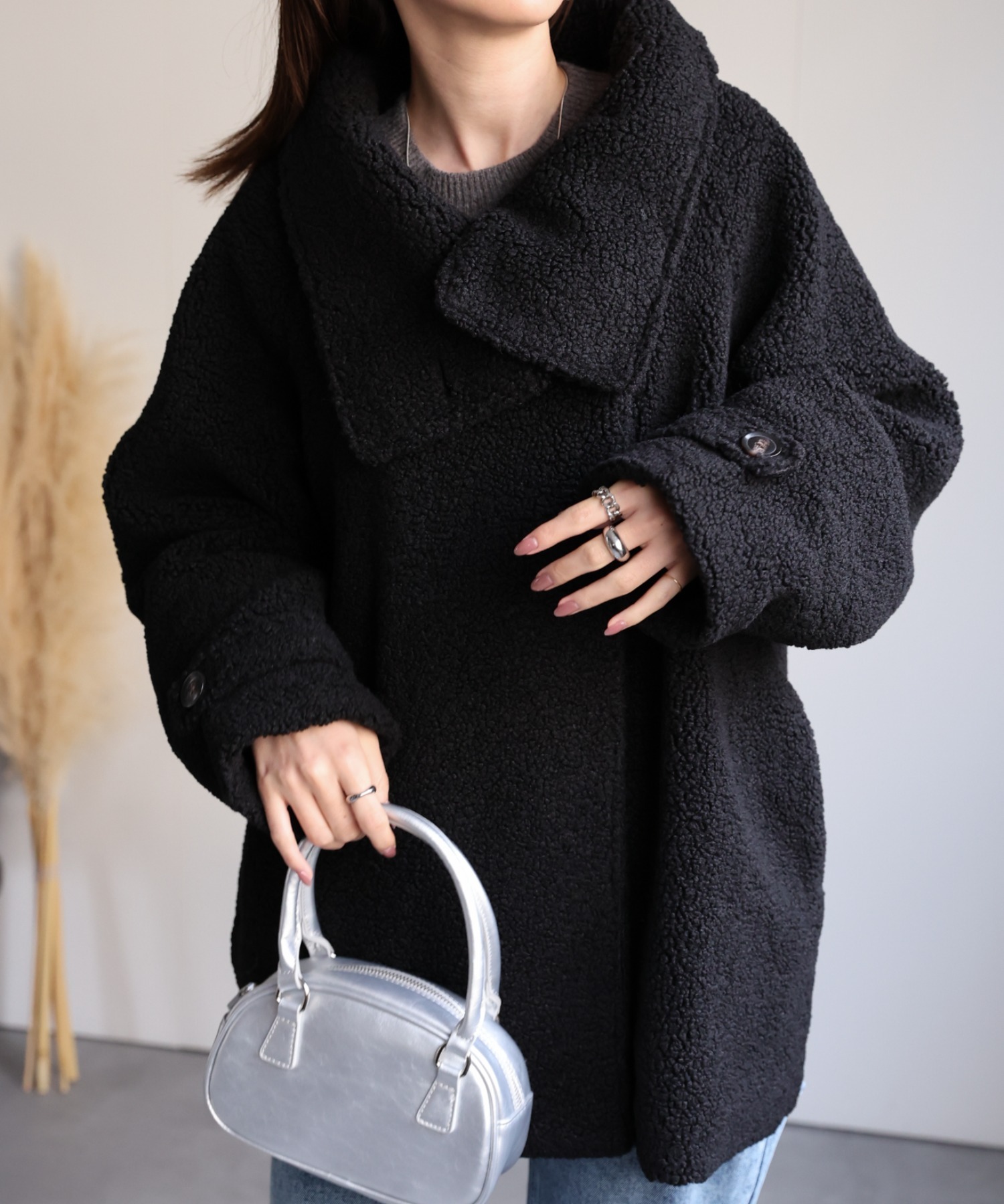 model:162cm着用サイズ：F