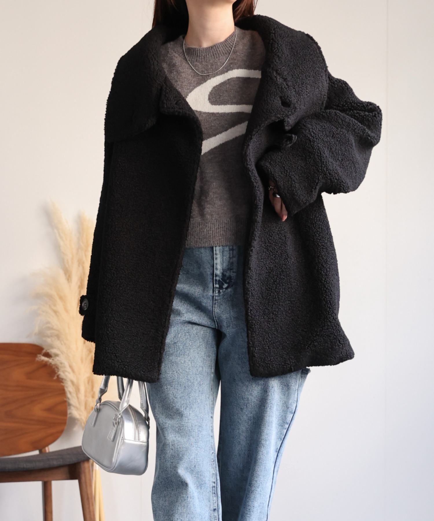 model:162cm着用サイズ：F