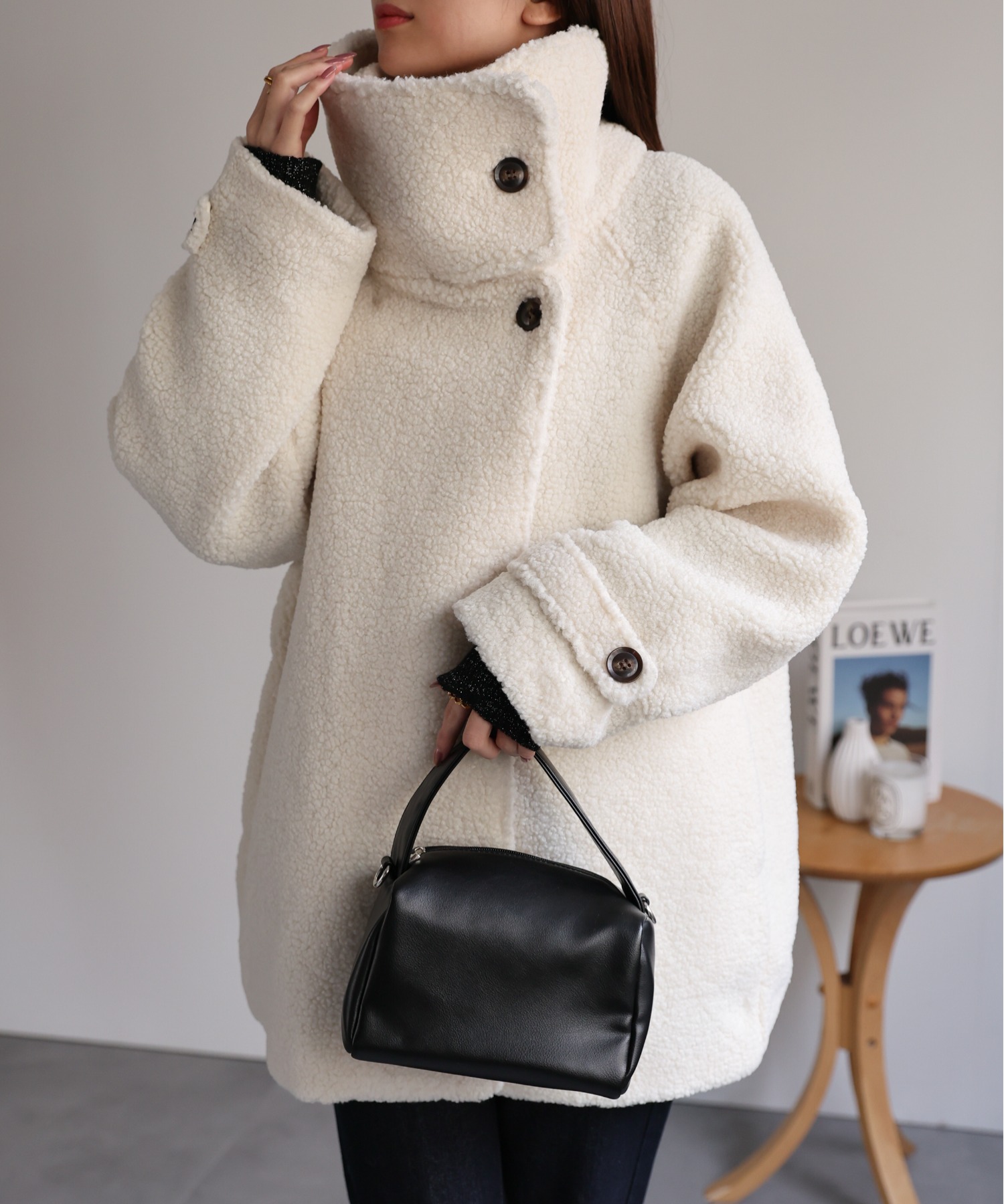 model:162cm着用サイズ：F