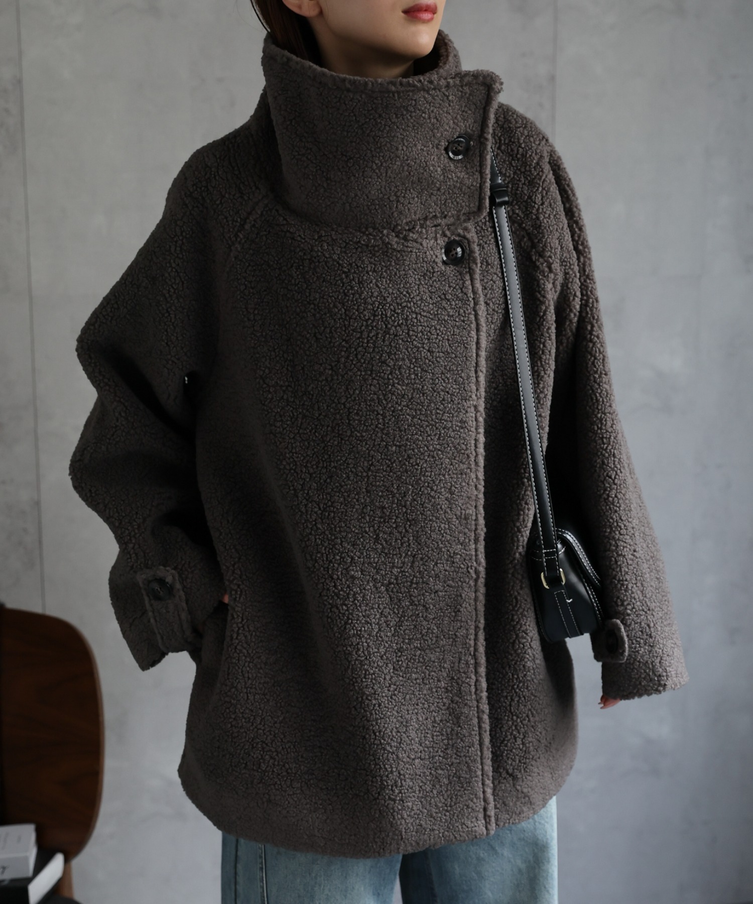 model:162cm着用サイズ：F