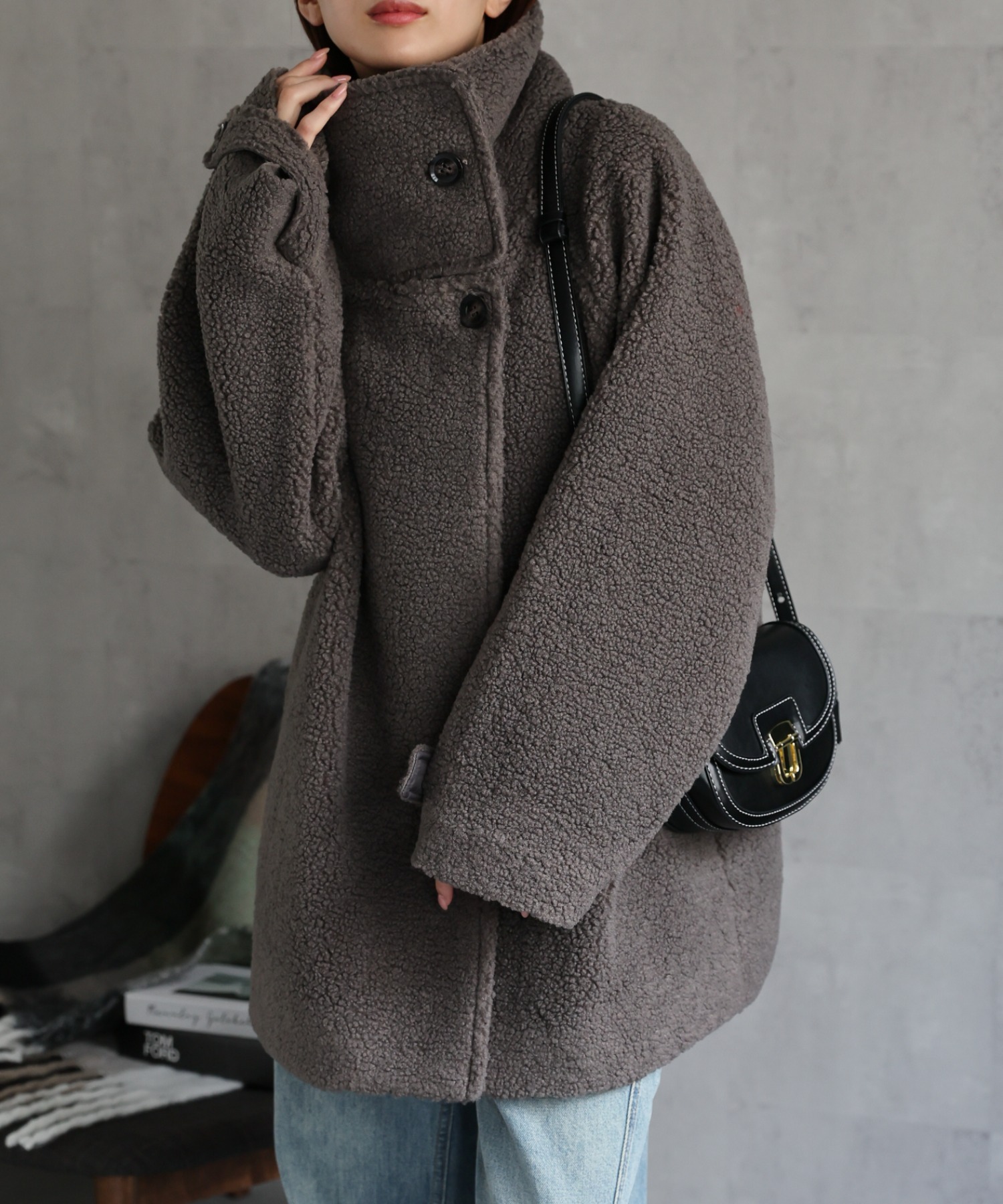 model:162cm着用サイズ：F