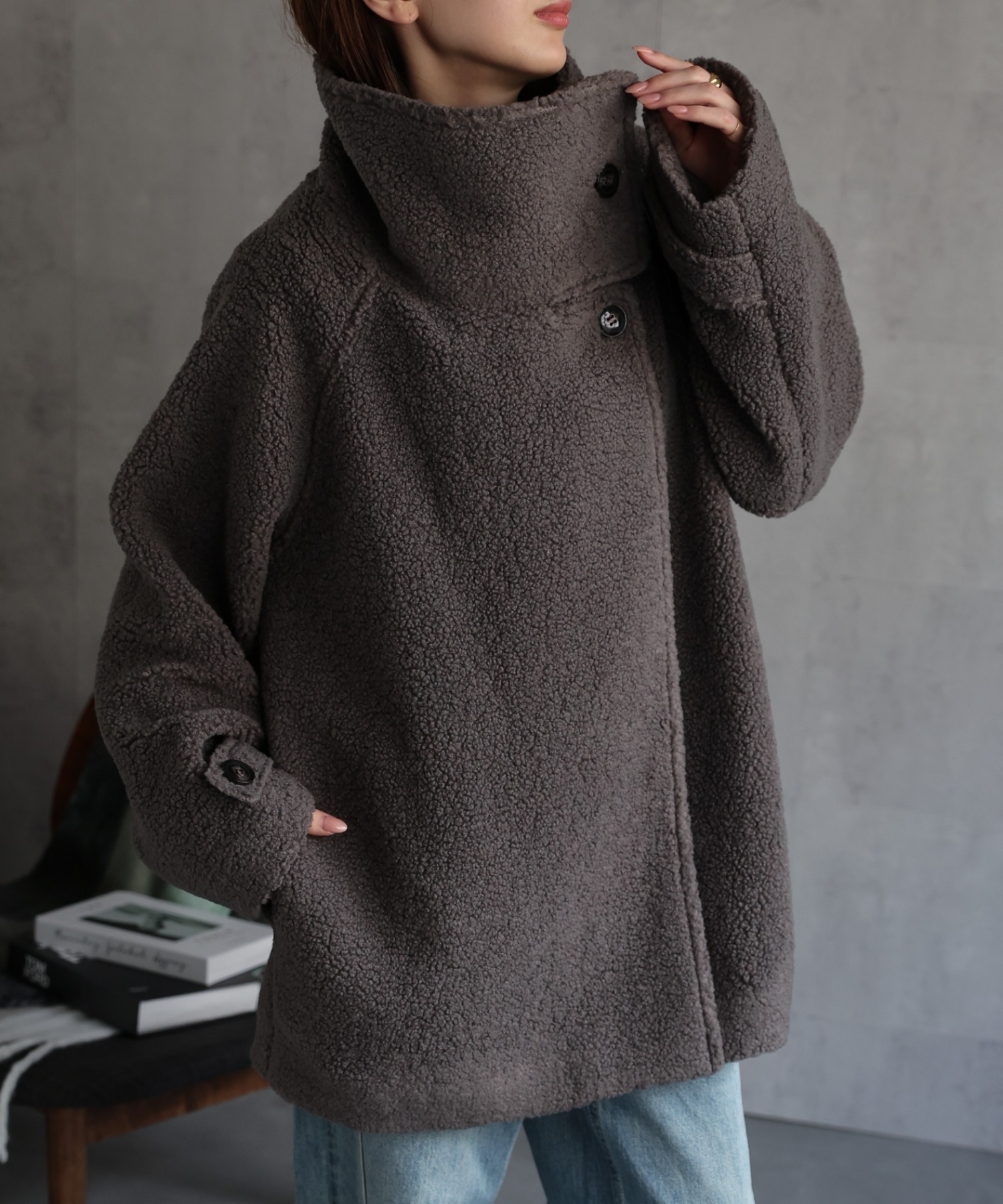 model:162cm着用サイズ：F