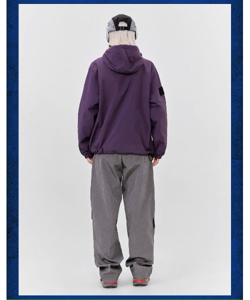 A'GEM/9 エージェムナイン ジップアップ 刺繍パーカー フリーサイズ A'gem 9 パーカー A'GEM/9 × .kom 「A'GEM/9/エージェムナイン