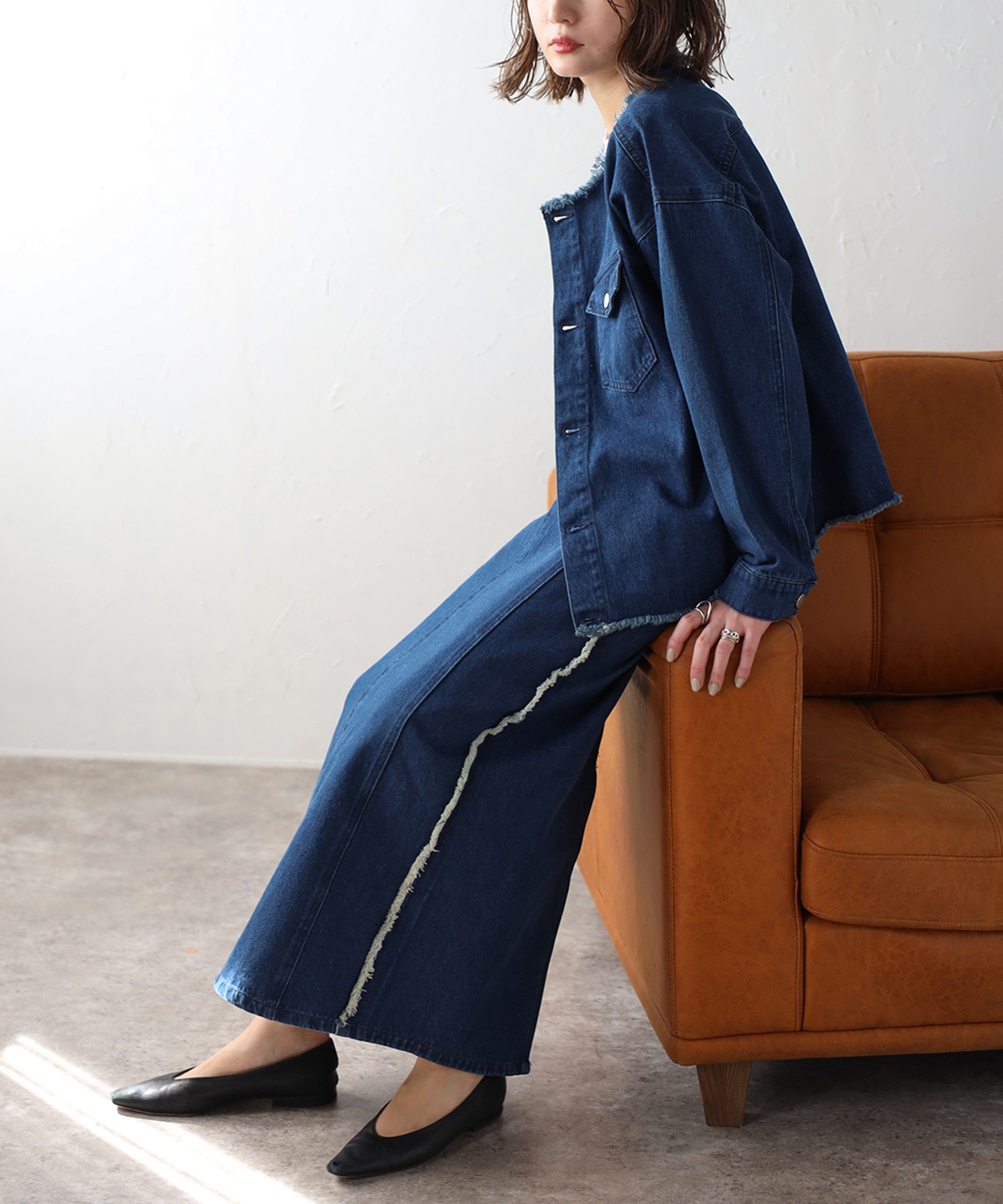 model：H158 着用サイズ：FREE