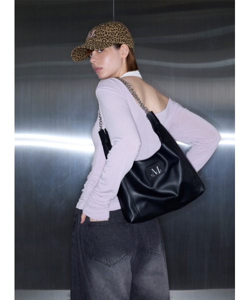 A'GEM/9 × .kom 『MUCENT/ムーセント』GLADY SILVER CHAIN LEATHER