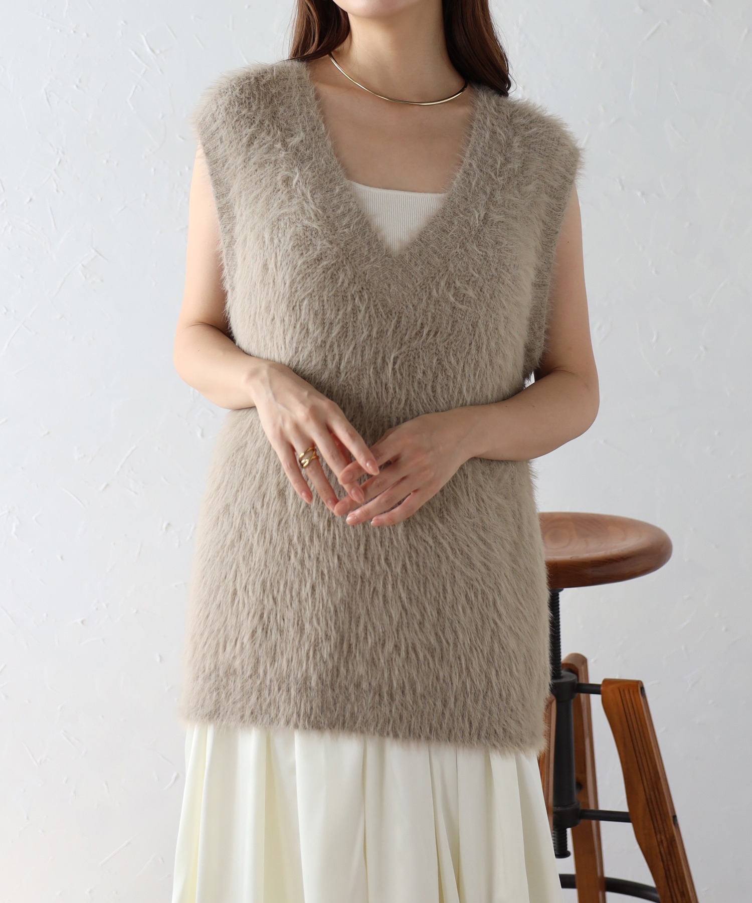 model：H160 着用サイズ：FREE