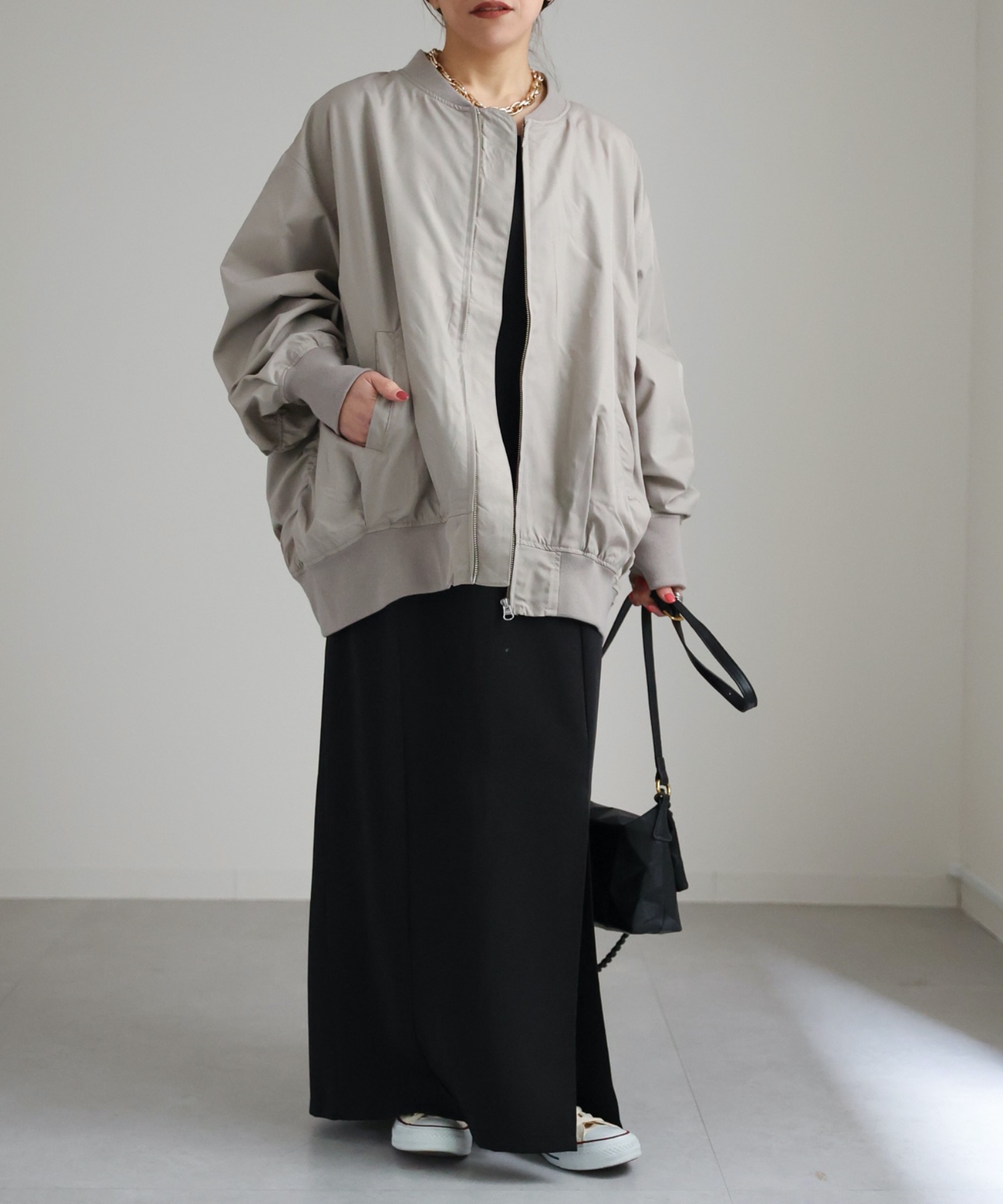 model:156cm  着用サイズ:FREE