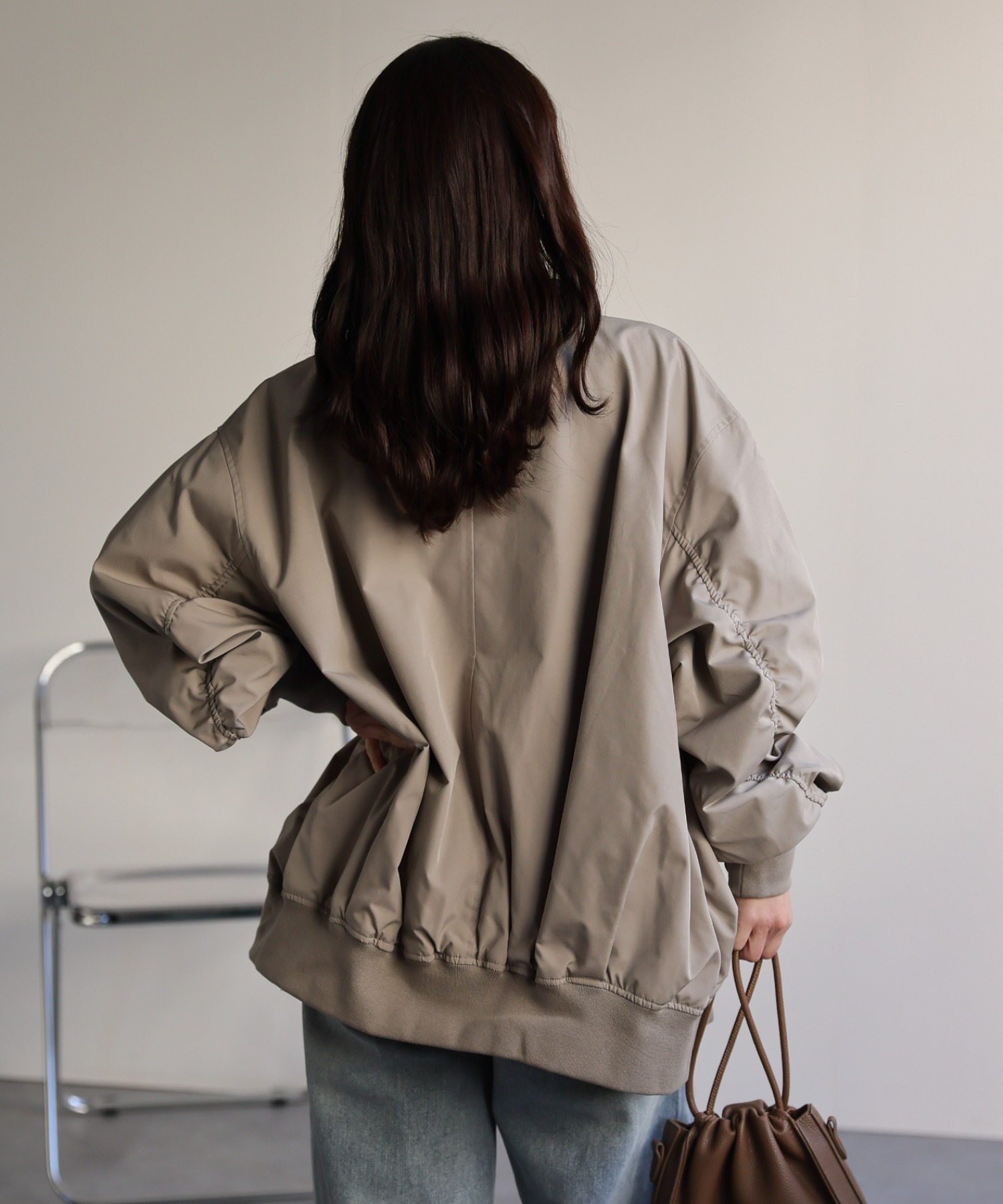 model：156cm 着用サイズ：FREE