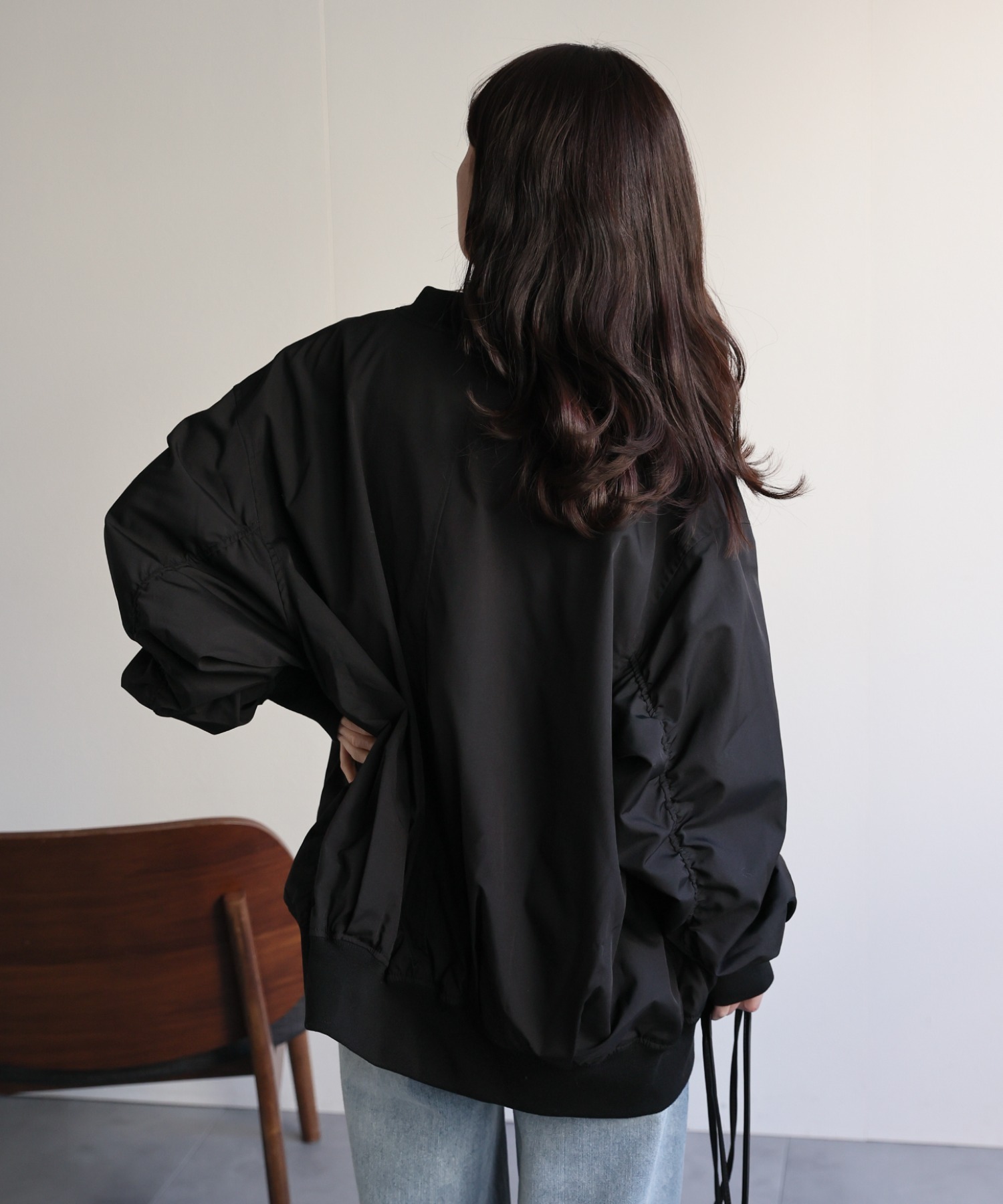 model：156cm 着用サイズ：FREE