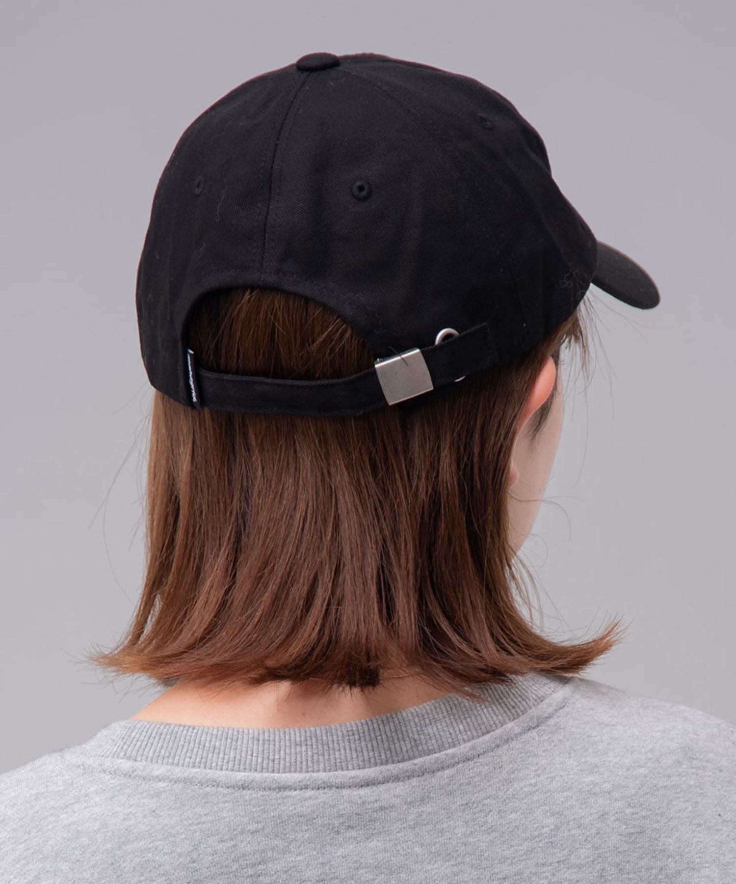 【mahagrid】24FW★ GOTHIC TYPO CAP GOTHIC TYPO CAP [BLACK] - MAHAGRID