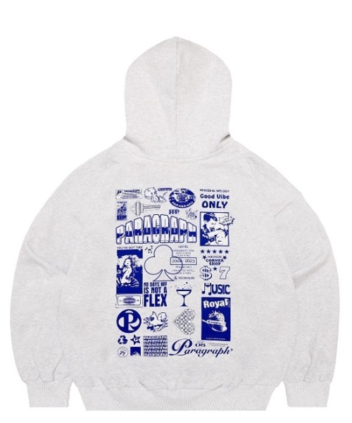 A'GEM/9 × .kom『paragraph/パラグラフ』 GOOD VIBE HOODIE/グッド