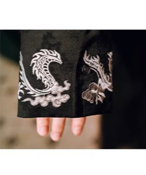 インド製 ASHA BY MDS 90s 総刺繍ジャケット ジップアップ 黒 adidas Originals - 90s⭐️adidas トラックジャケット L 刺繍