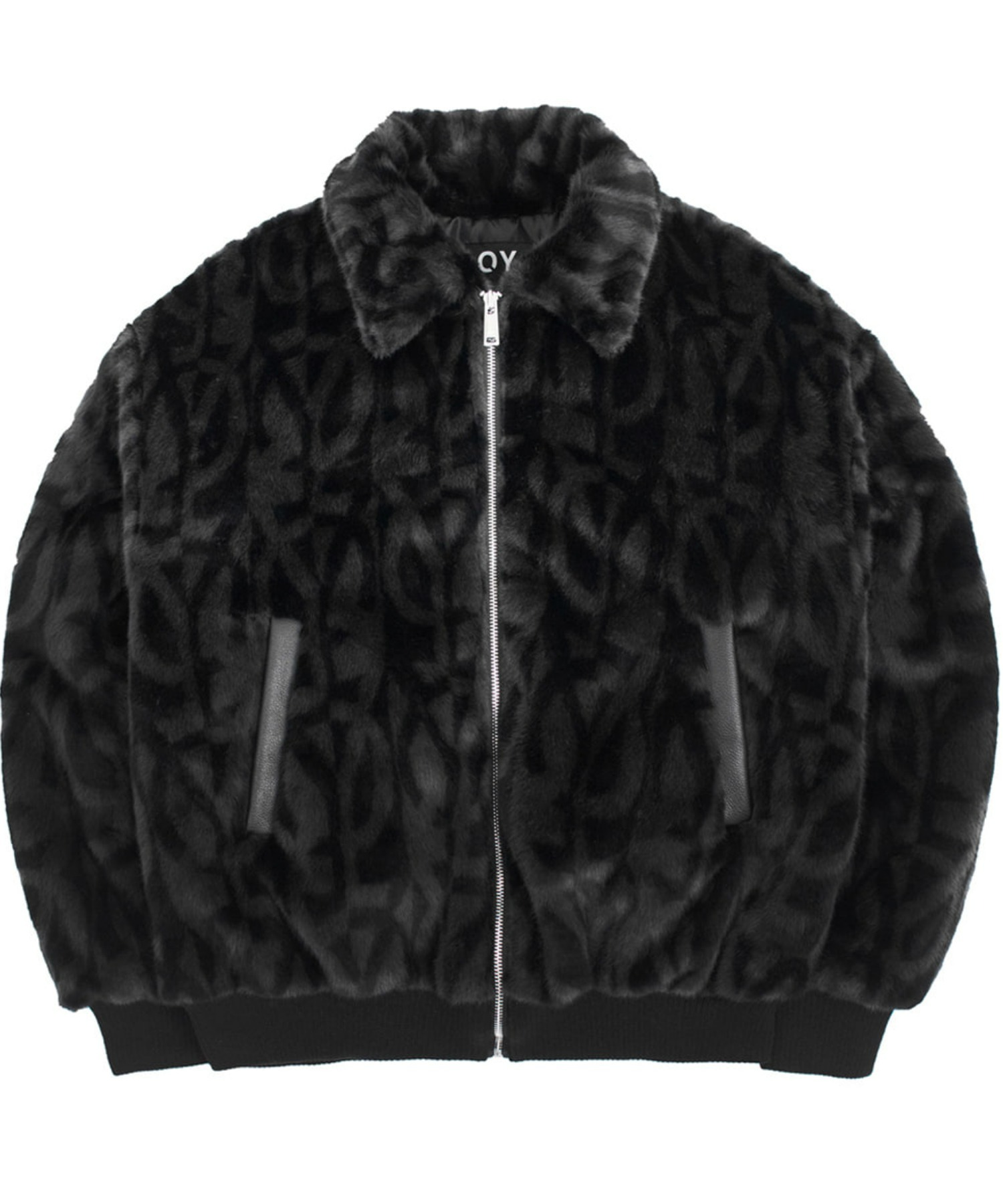 OY/オーワイ』MONOGRAM LOGO FUR JACKET/モノグラム ロゴ ファー 