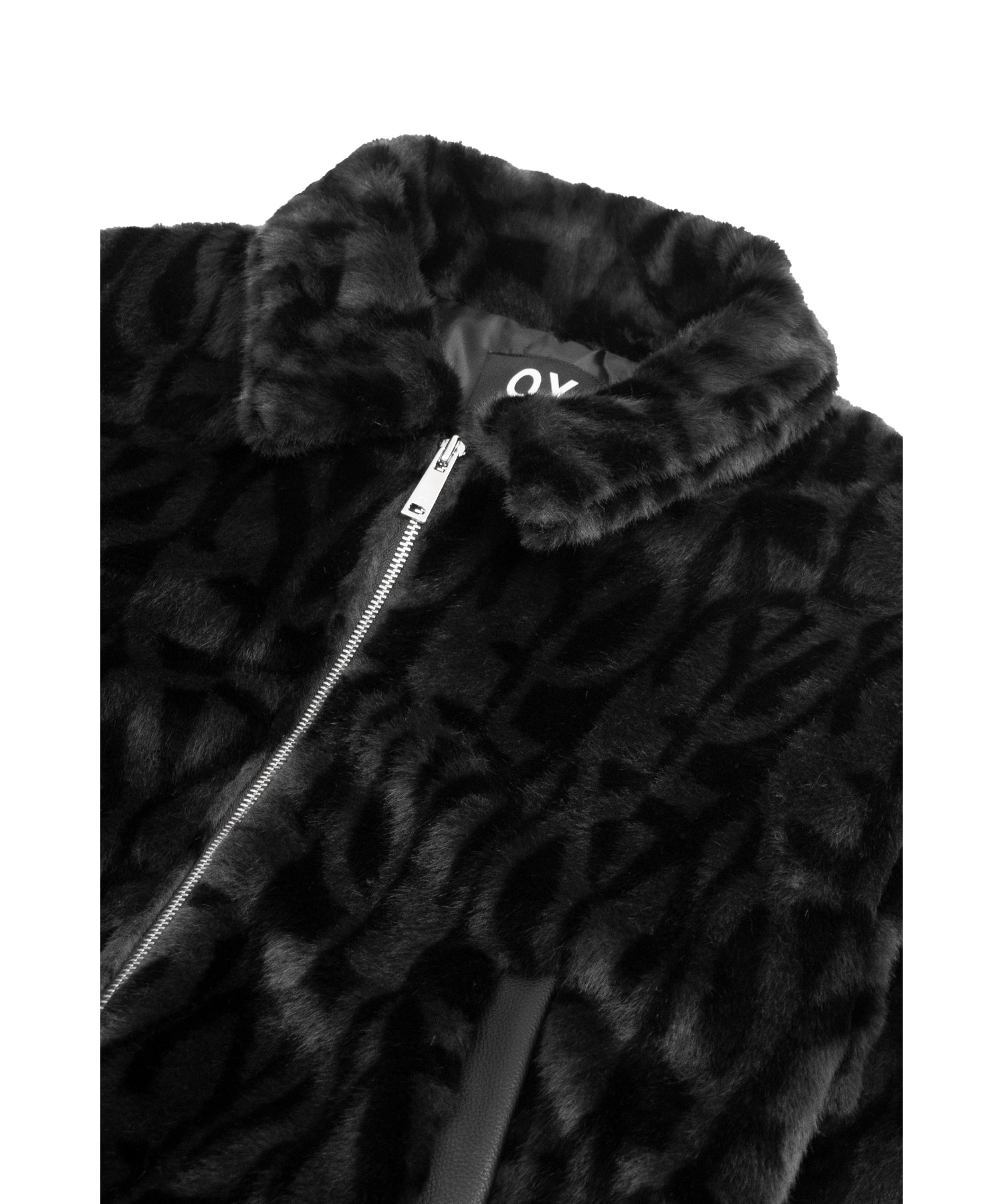 OY/オーワイ』MONOGRAM LOGO FUR JACKET/モノグラム ロゴ ファー 