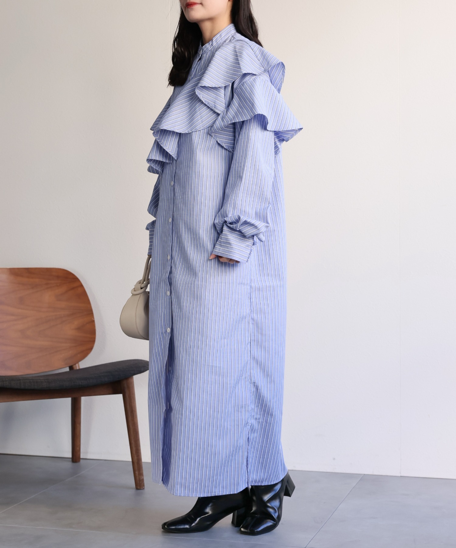 model：156cm 着用サイズ：FREE