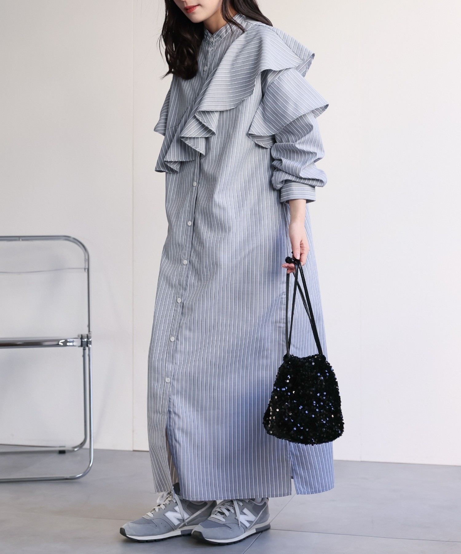 model：156cm 着用サイズ：FREE