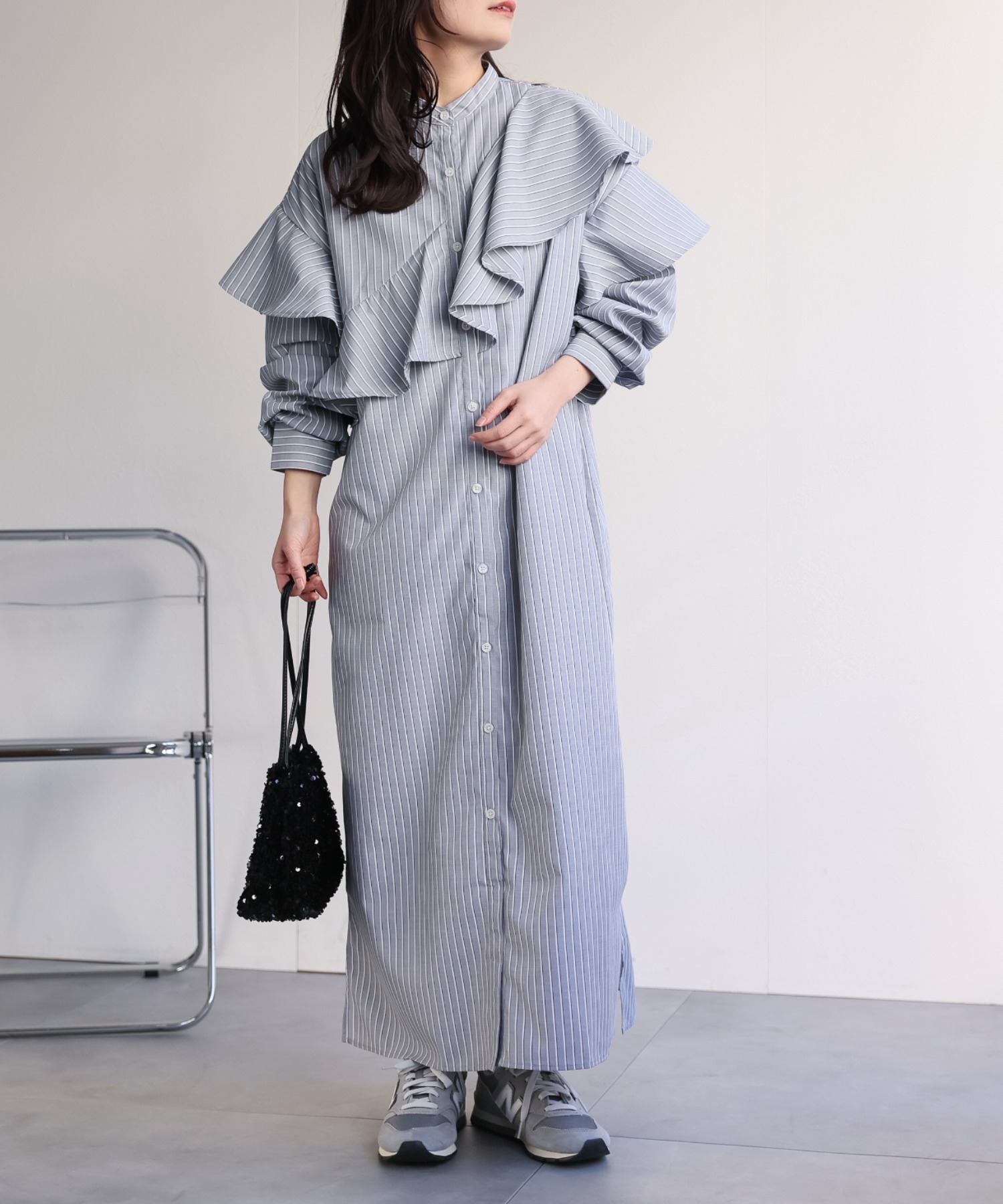 model：156cm 着用サイズ：FREE