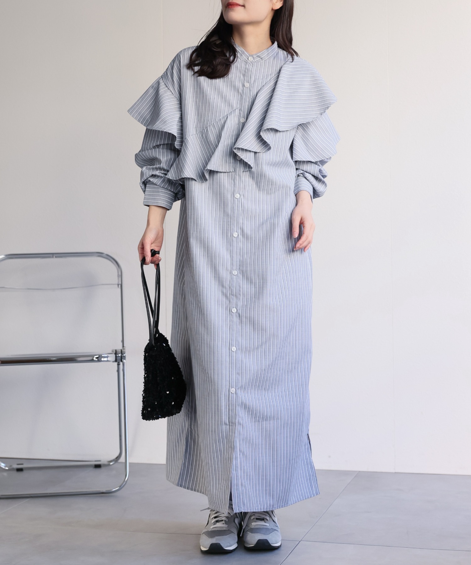 model：156cm 着用サイズ：FREE