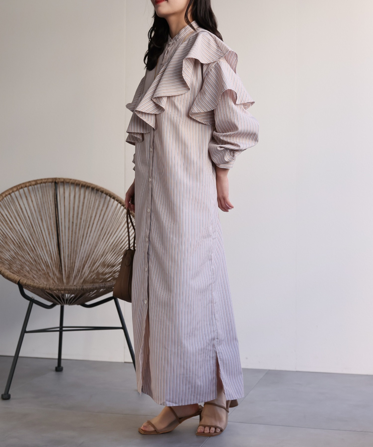 model：156cm 着用サイズ：FREE
