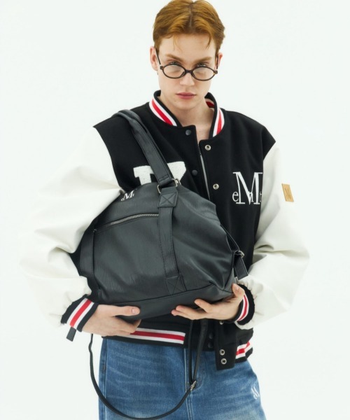 A'GEM/9 × .kom 『MUCENT/ムーセント』 PRIME WRINKLE LEATHER TOTE