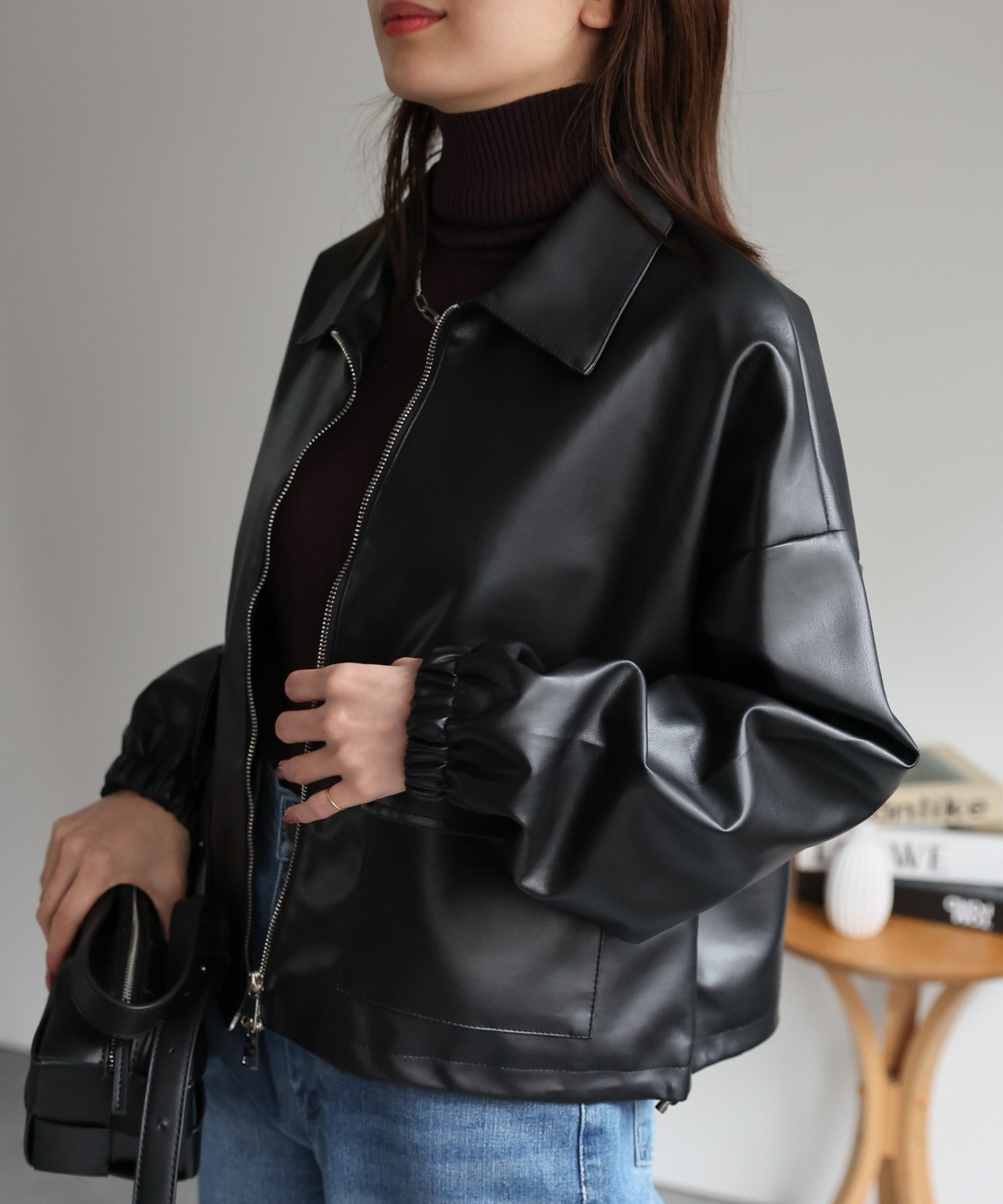 model：162cm 着用サイズ：F