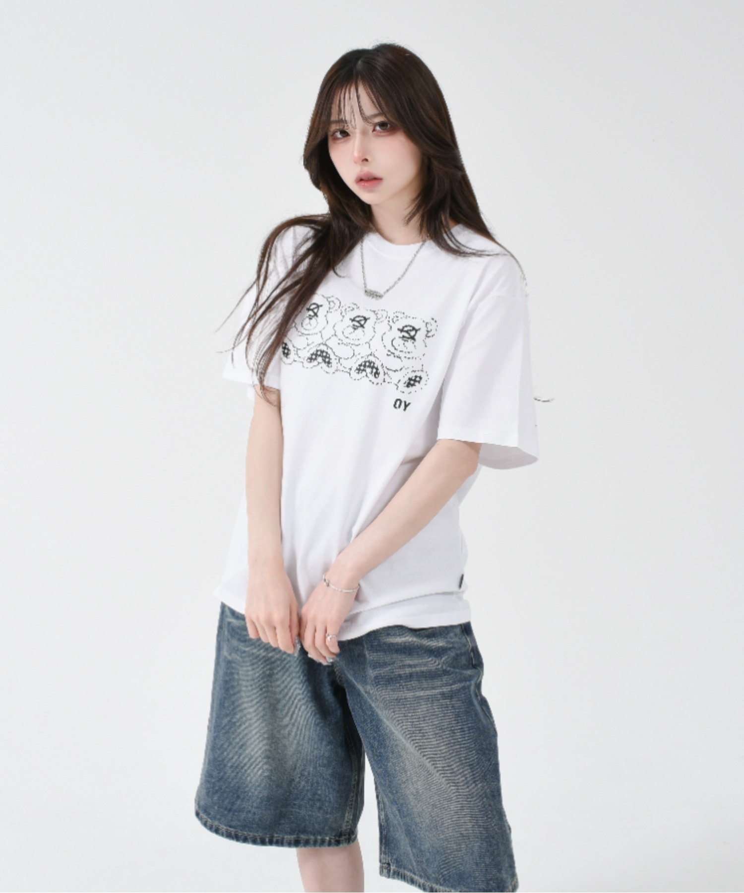 OY/オーワイ』PIXEL ART DOLLY TEE/ピクセルアートオードリー