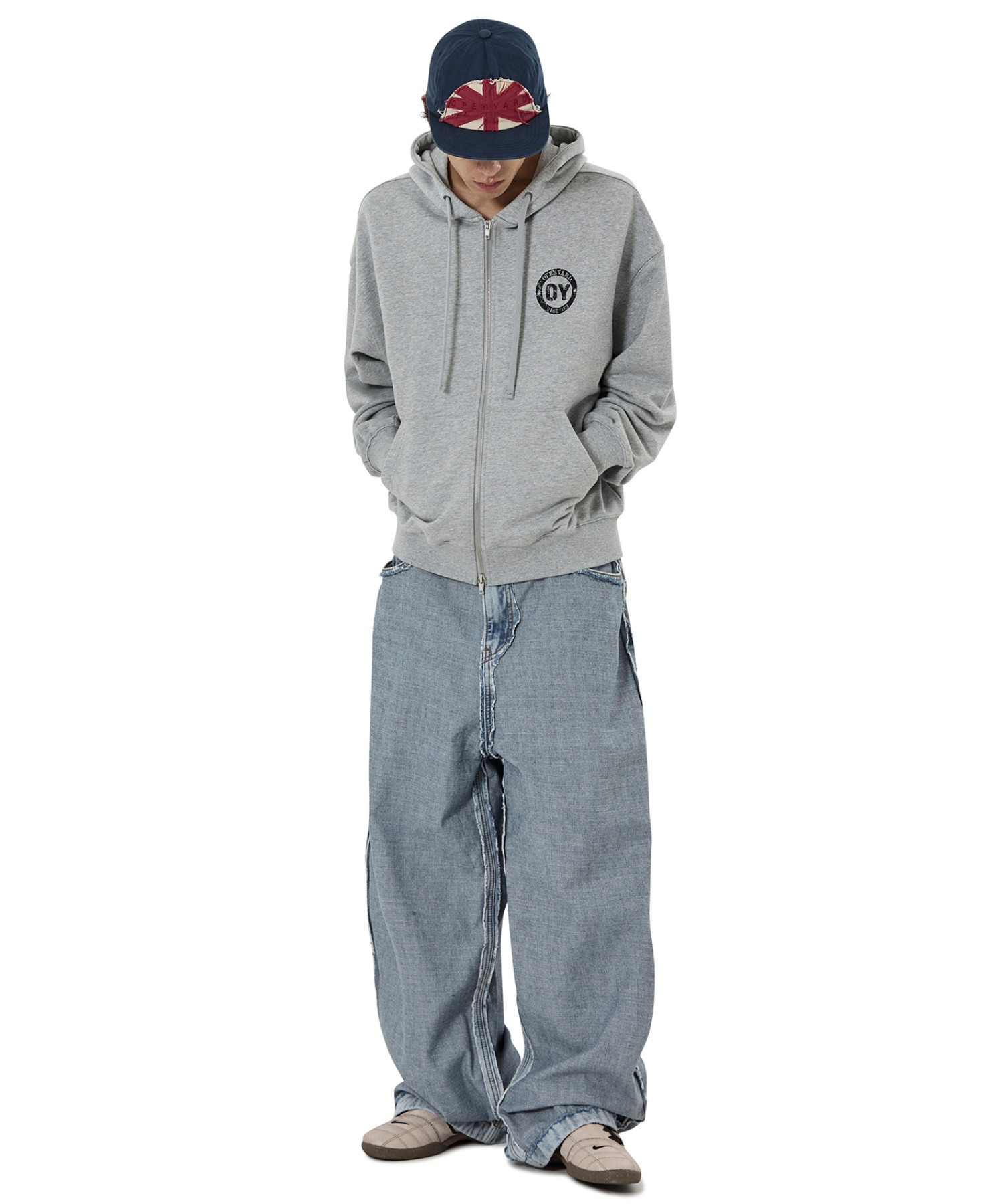 OY ゴシッククロスジップパーカー OY ゴシッククロスジップパーカー