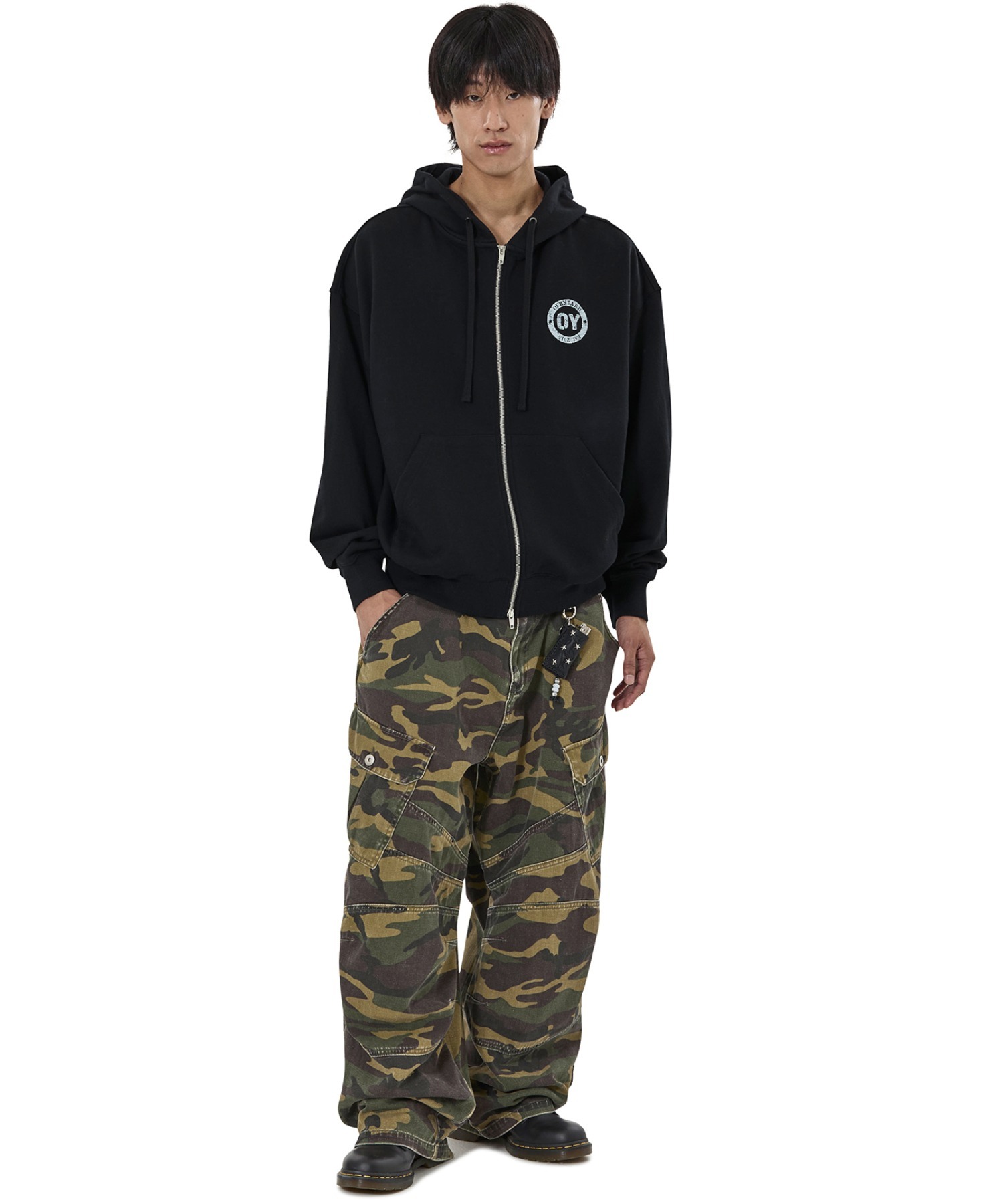 OY ゴシッククロスジップパーカー OY ゴシッククロスジップパーカー