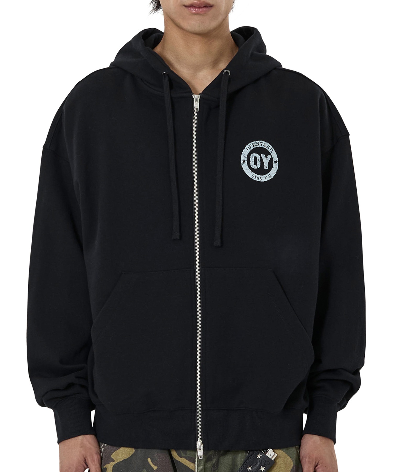 OY/オーワイ』CROSS FACES HOODIE ZIP UP/クロスフェイスジップ