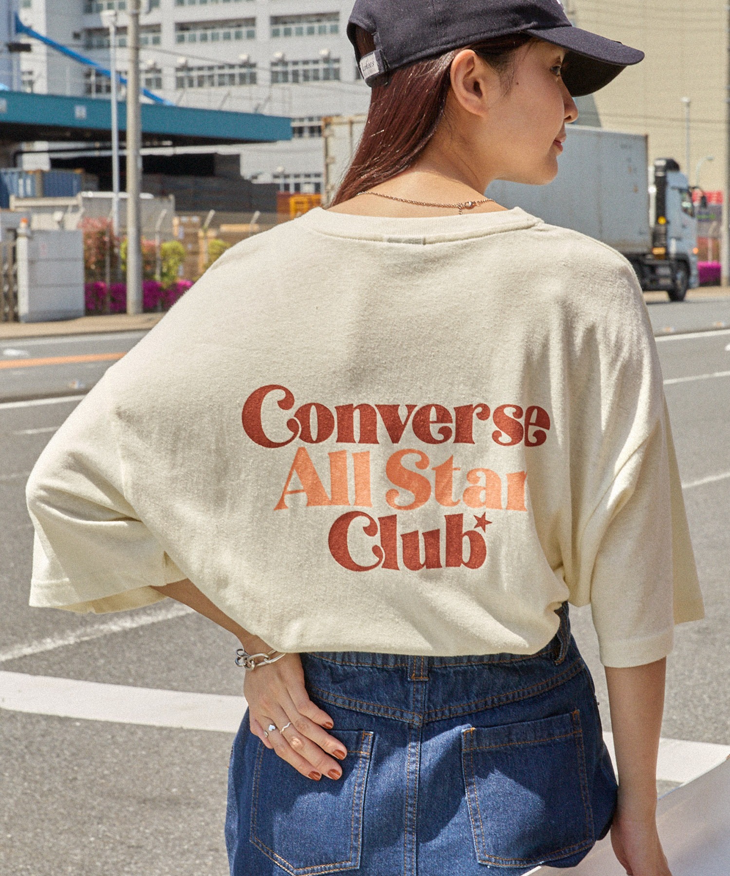 CONVERSE/コンバース ALL STARロゴプリント オーバーサイズ半袖Tシャツ MONO-MART│MONO-MART [モノマート]  公式オンラインストア