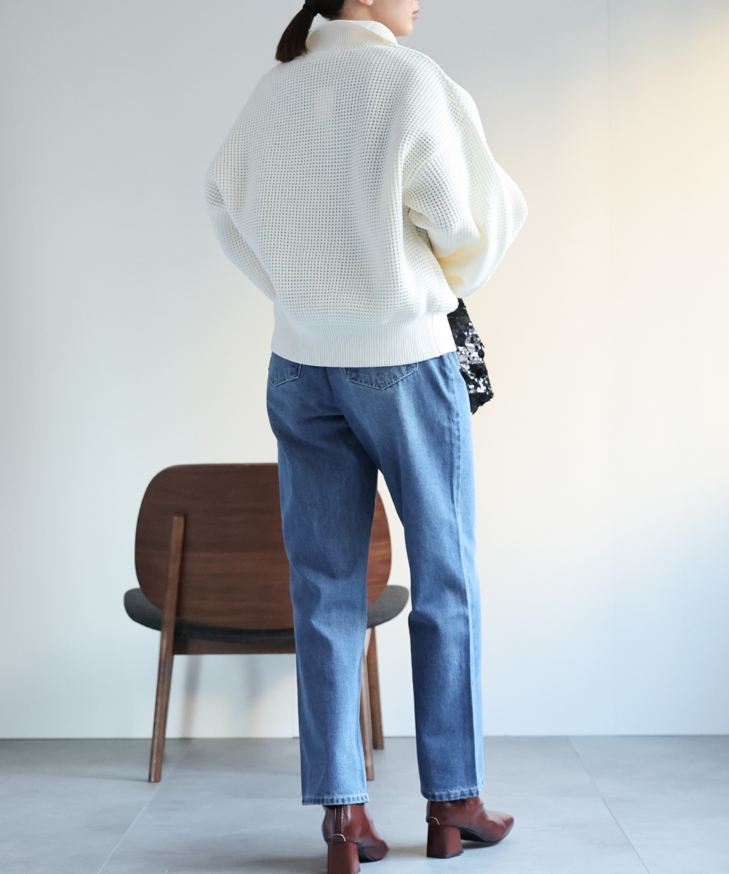 model：162cm  着用サイズ：Mサイズ