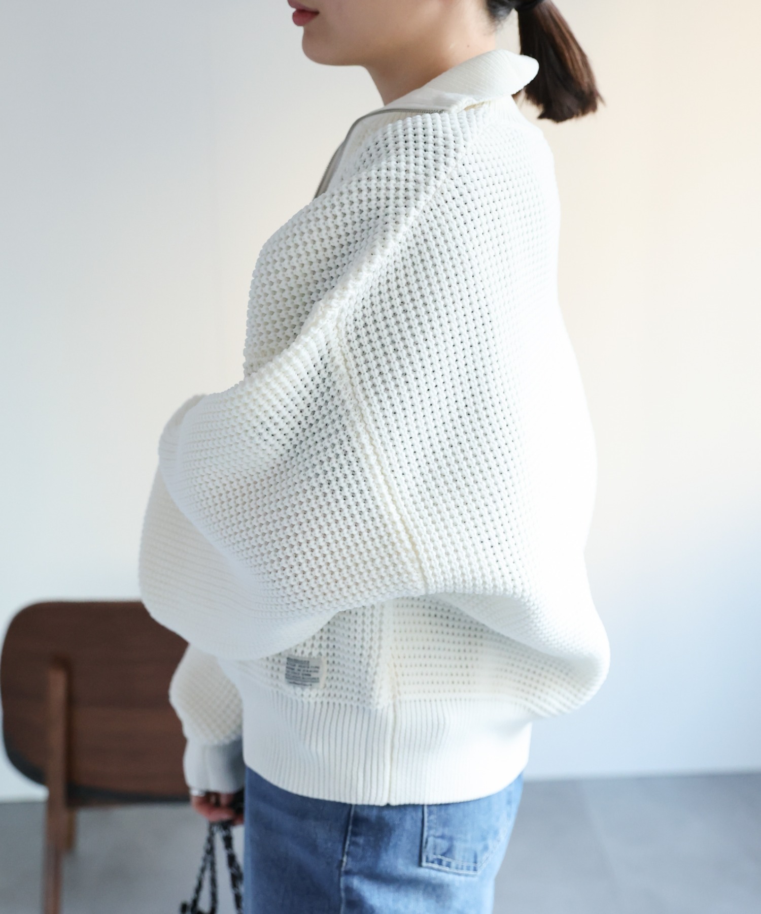 model：162cm  着用サイズ：Mサイズ