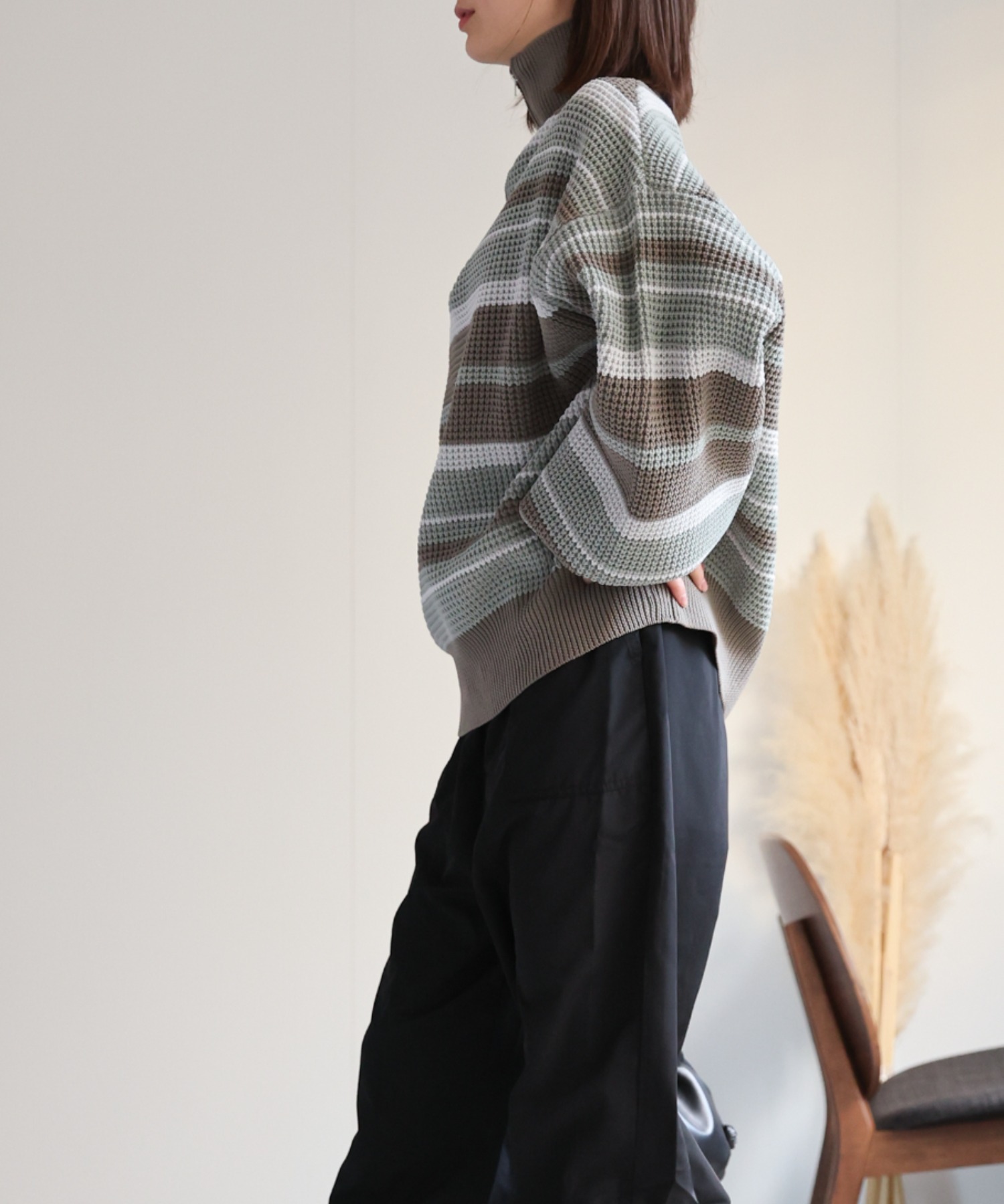model：162cm  着用サイズ：Mサイズ