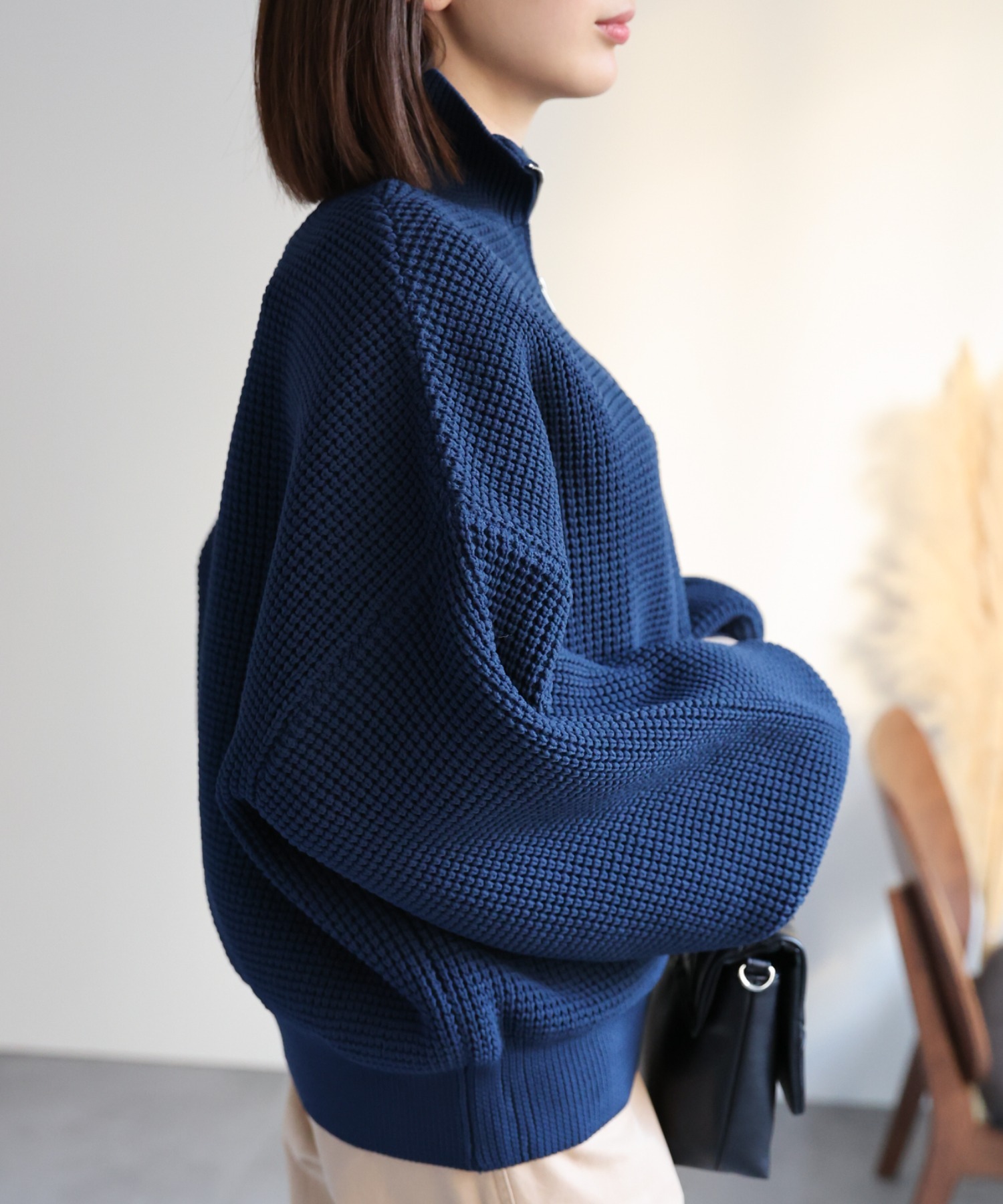 model：162cm  着用サイズ：Mサイズ