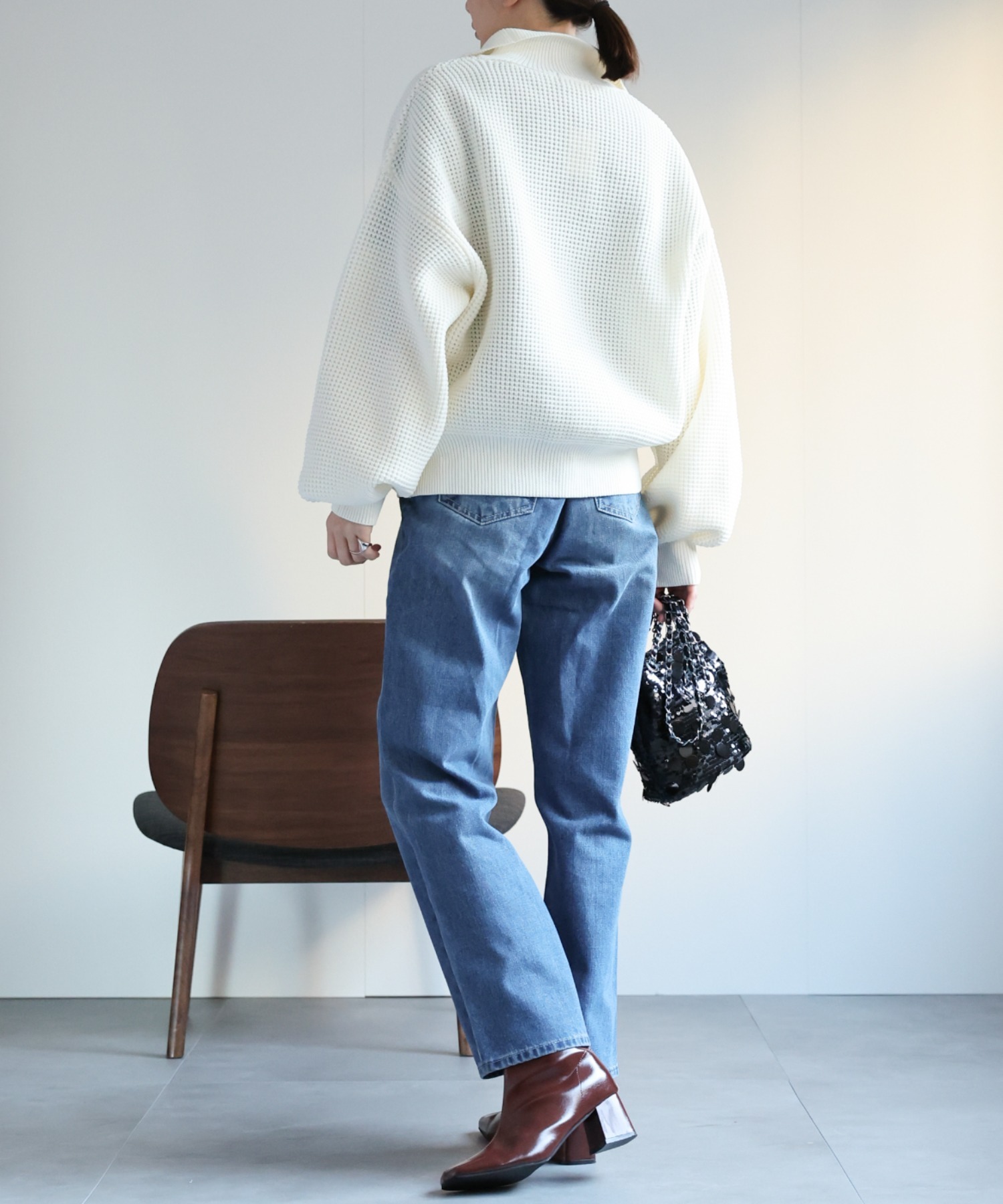 model：162cm  着用サイズ：Mサイズ