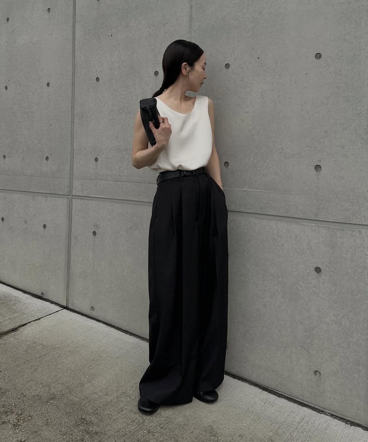 model：H159　着用サイズ：F
