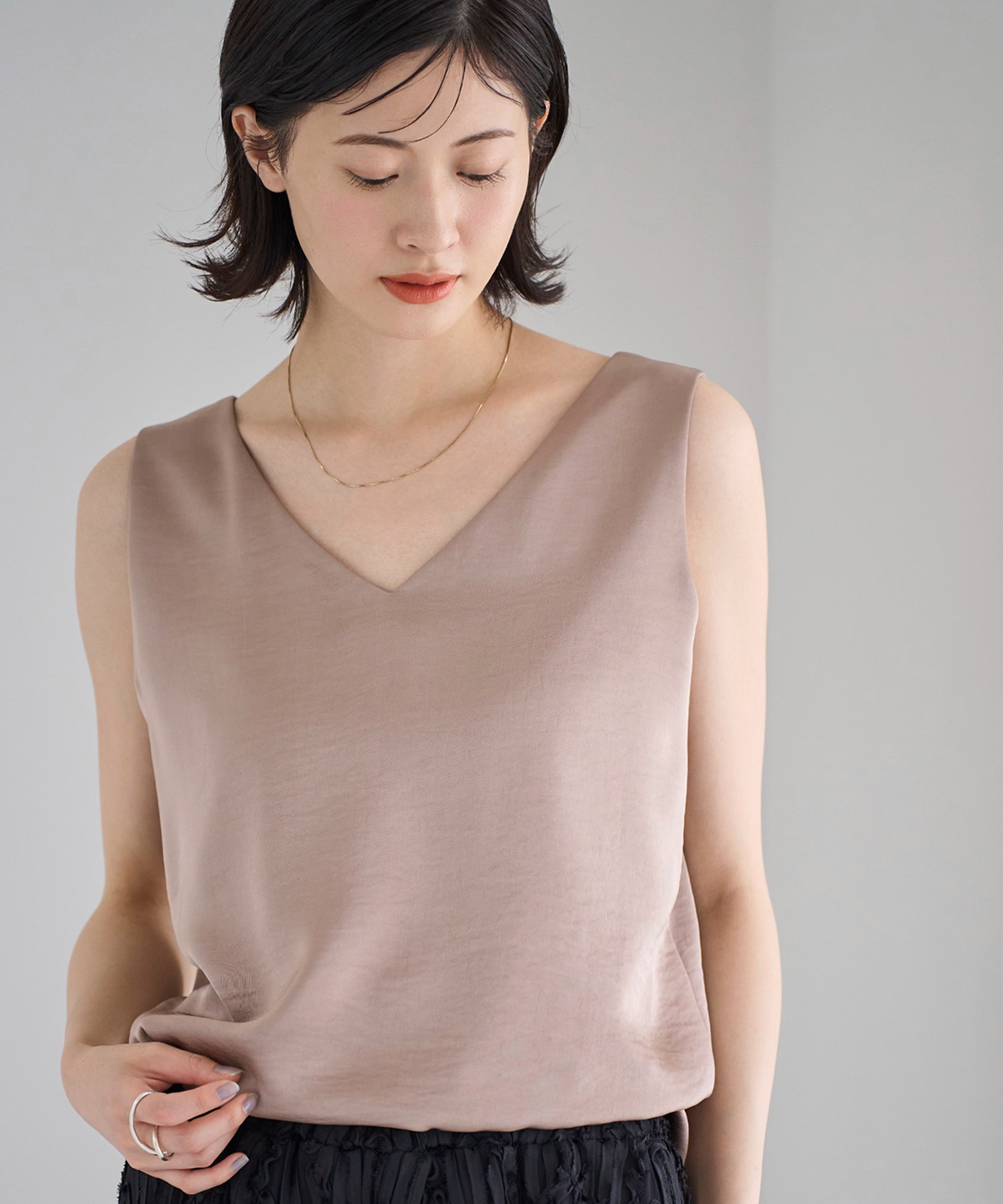 model：H166　着用サイズ：F