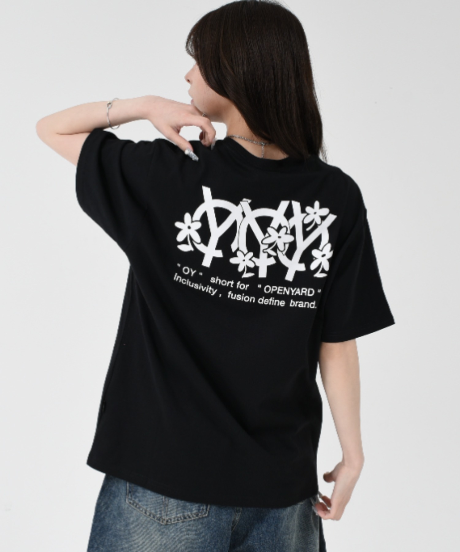 YPM様オーダー OY/オーワイ』 TRIPLE FLOWER LOGO TEE/トリプルフラワーロゴ半袖T
