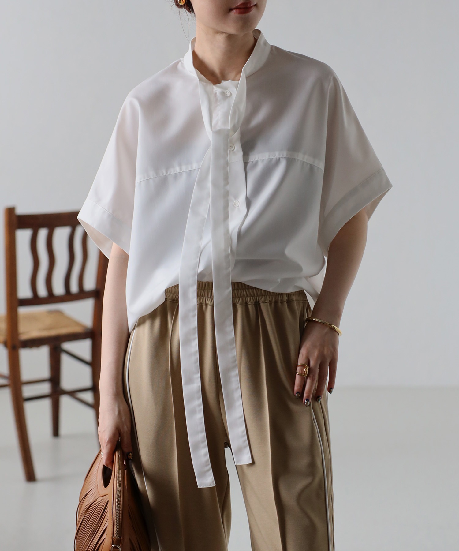 model：H158 着用サイズ：FREE