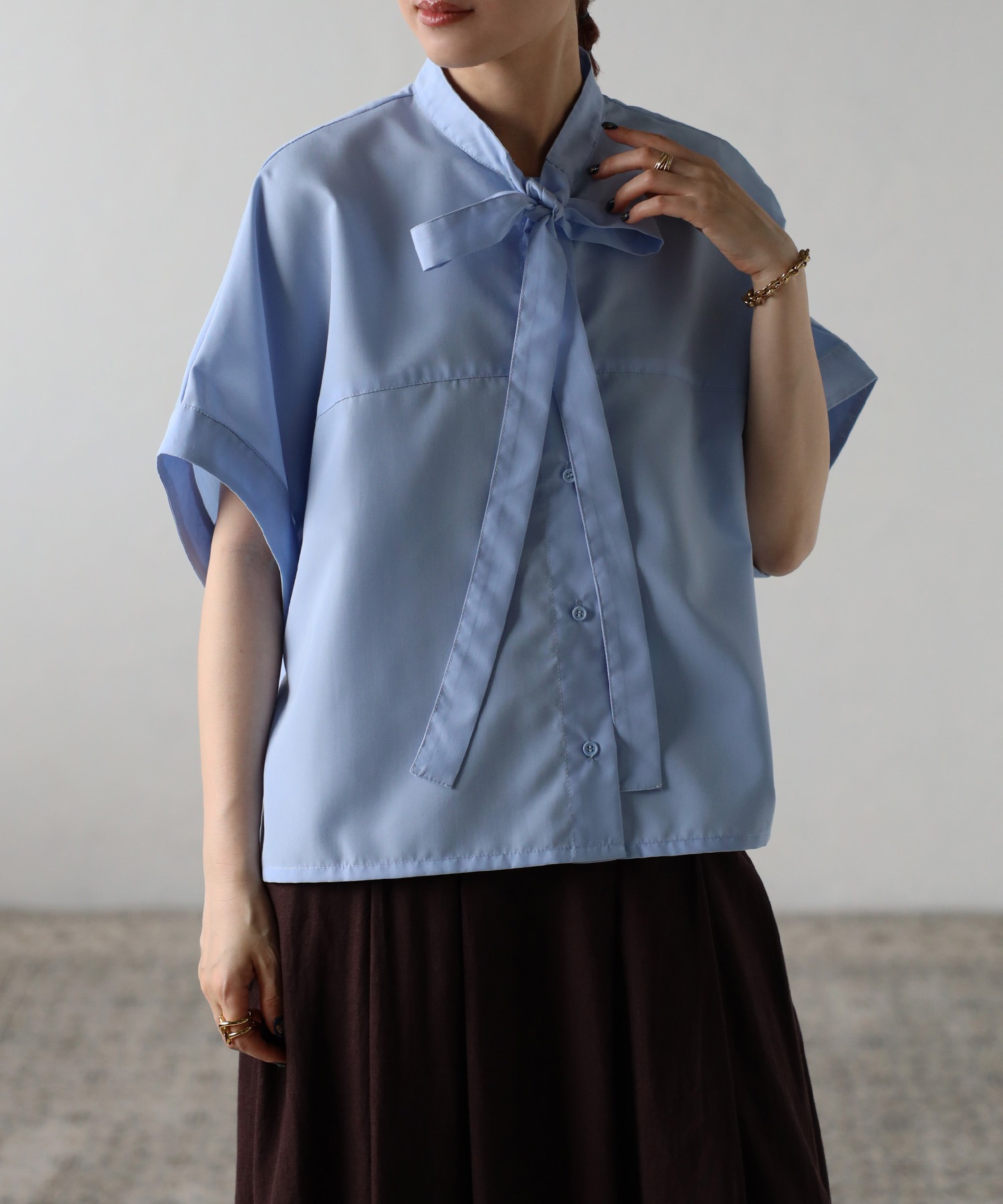 model：H158 着用サイズ：FREE
