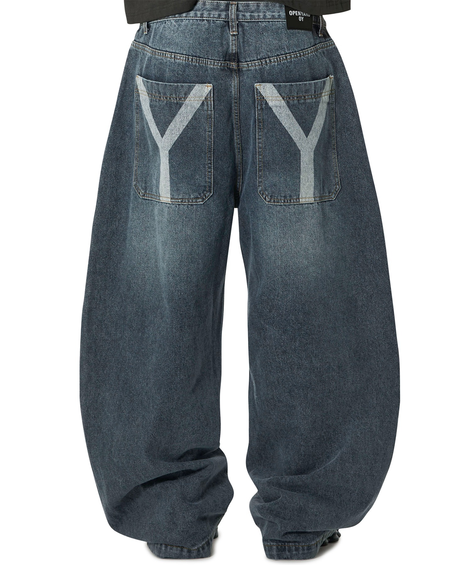 Openyard/オープンヤード』LASER WASHED WIDE VOLUME PANTS/レーザー