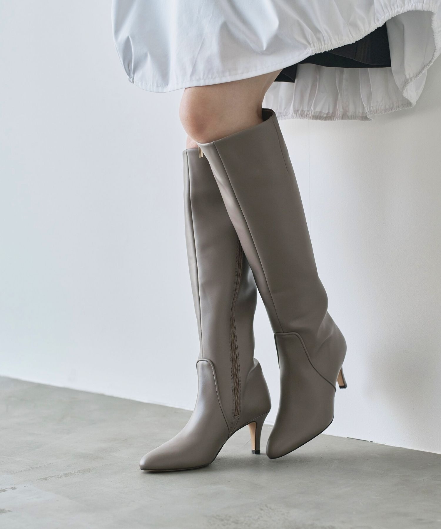 セミルーズロングブーツ