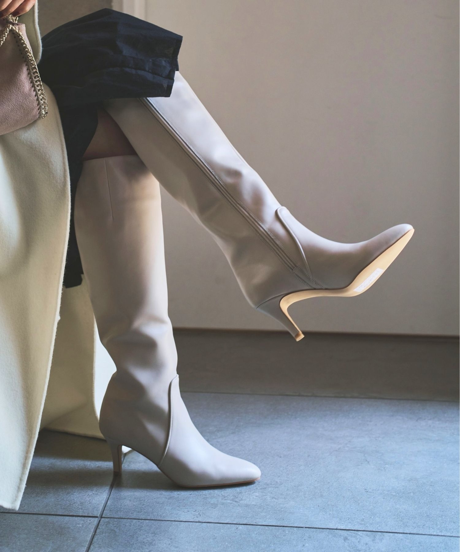 セミルーズロングブーツ