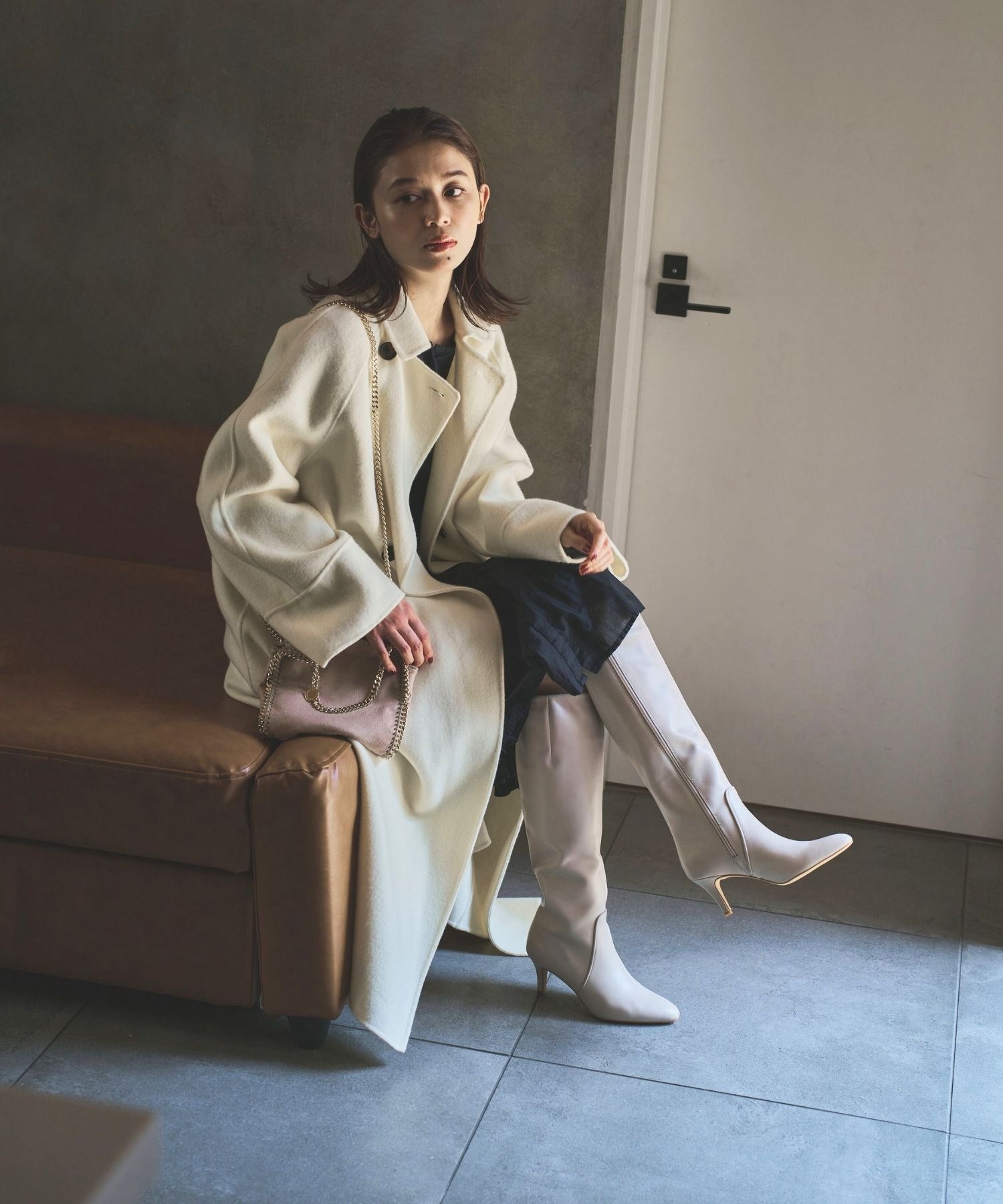 セミルーズロングブーツ