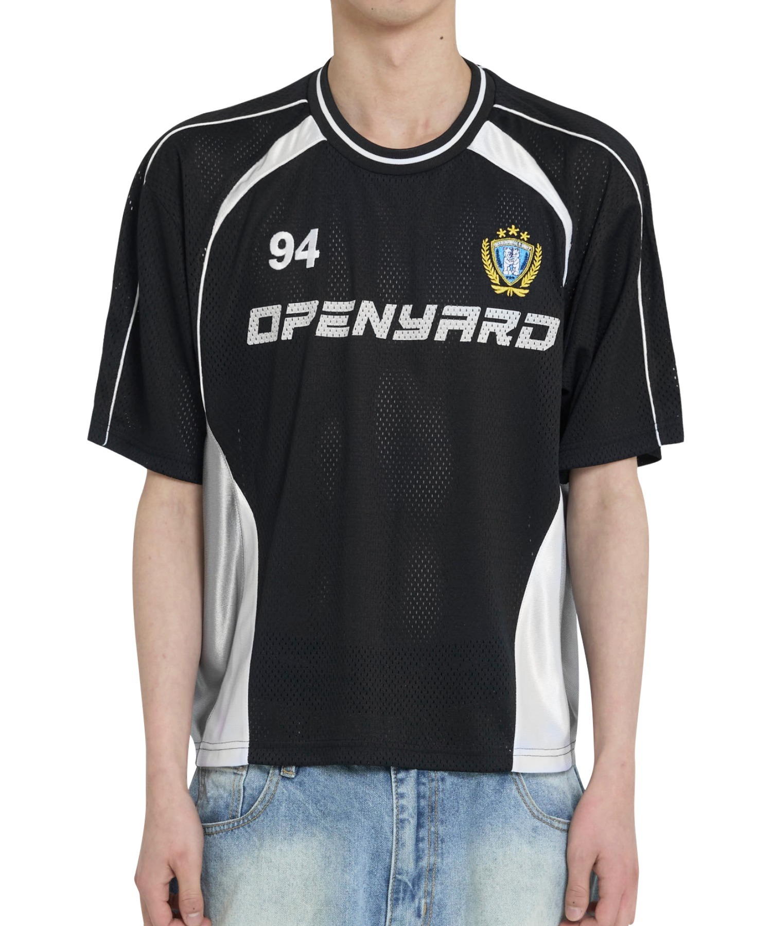 24カラッツ ジップアップジャケット ジャージ？ バックロゴ 腕ロゴ ハイネック OY/オーワイ』94 SPORT ESSENTIAL CROPPED JERSEY/94スポーツ