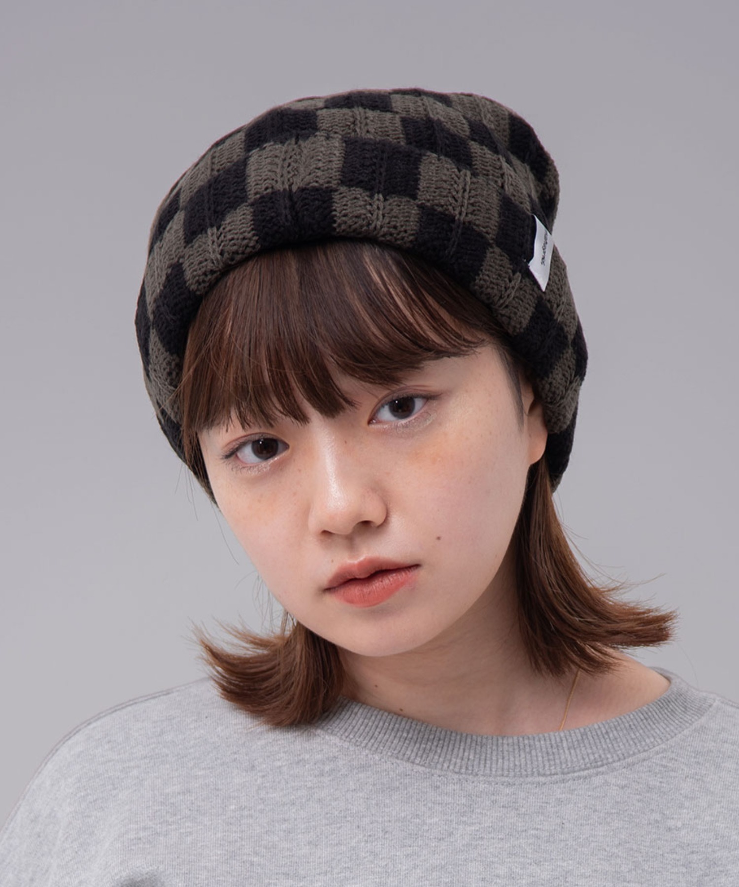mahagrid/マハグリッド』 CHECKERBOARD BEANIE/チェッカーボード