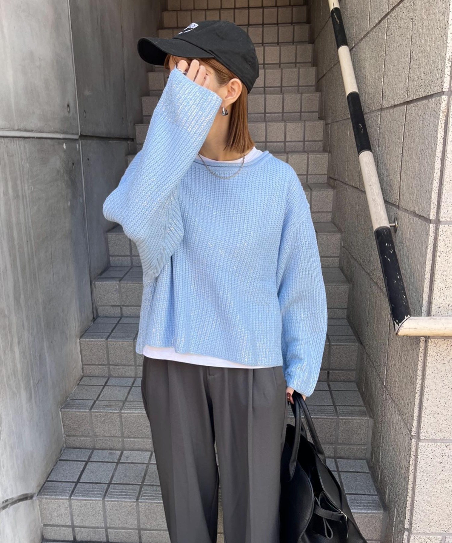 model：H160 着用サイズ：FREE