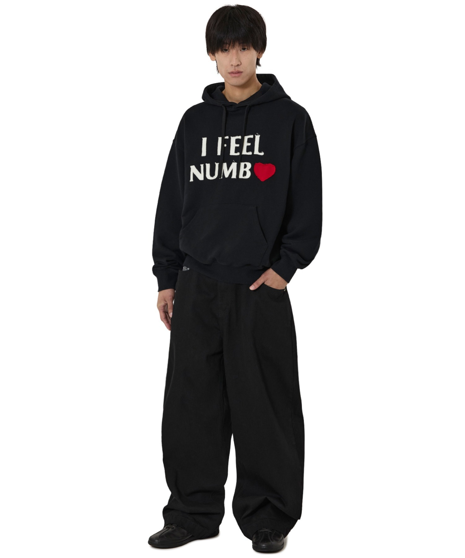 はにたん ode to you OY/オーワイ』NUMB PATCH HOODIE/NUMBパッチプルオーバー